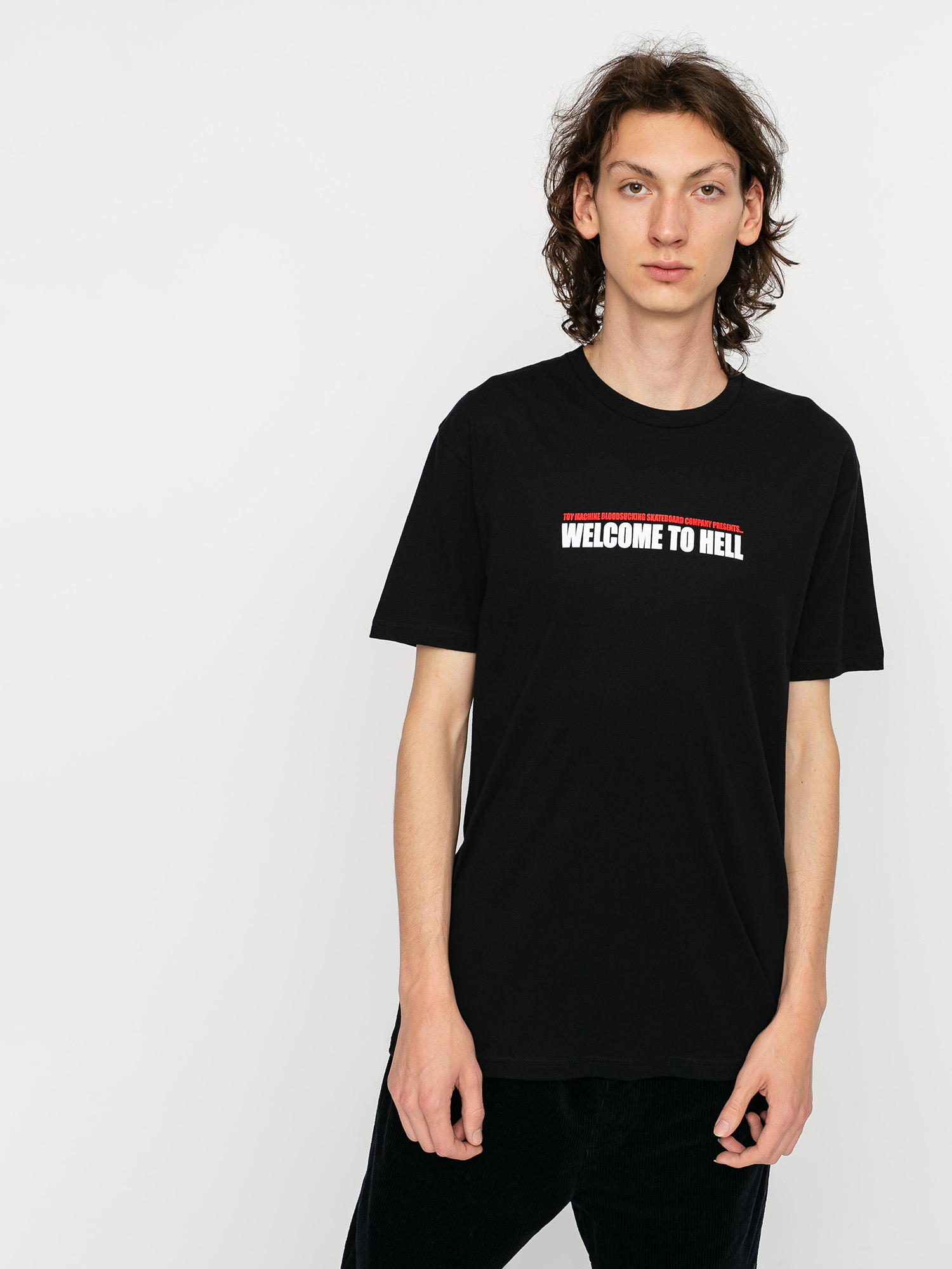 T-shirt Toy Machine Welcome To Hell (black)