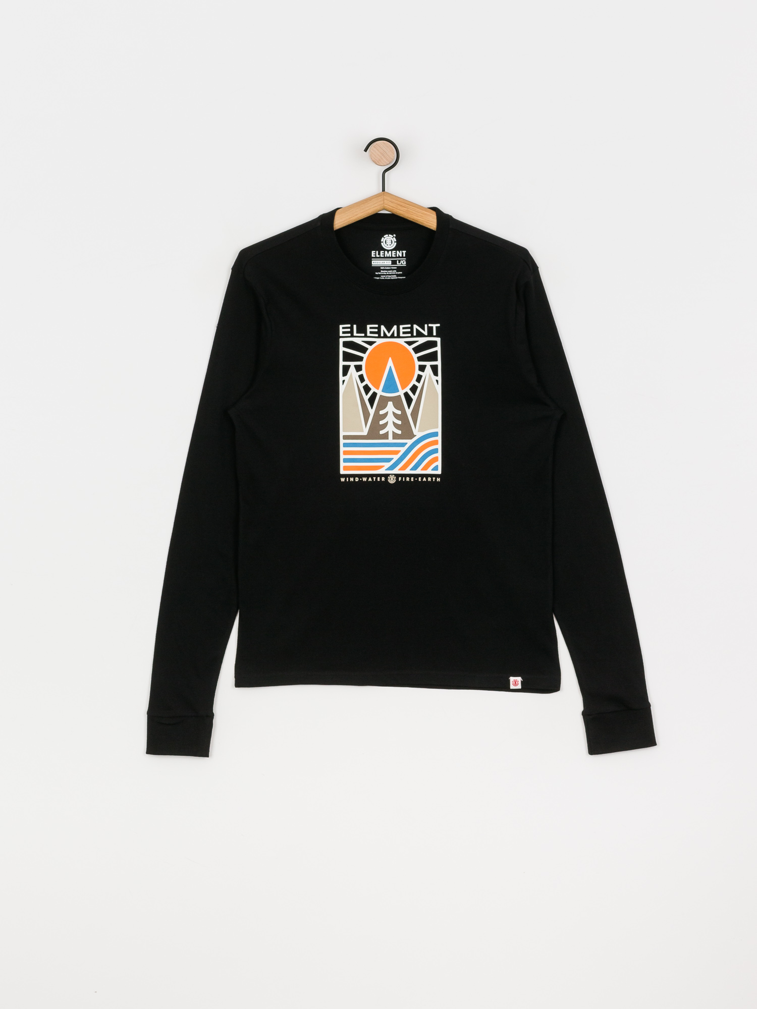 Longsleeve Element Logel (flint black)