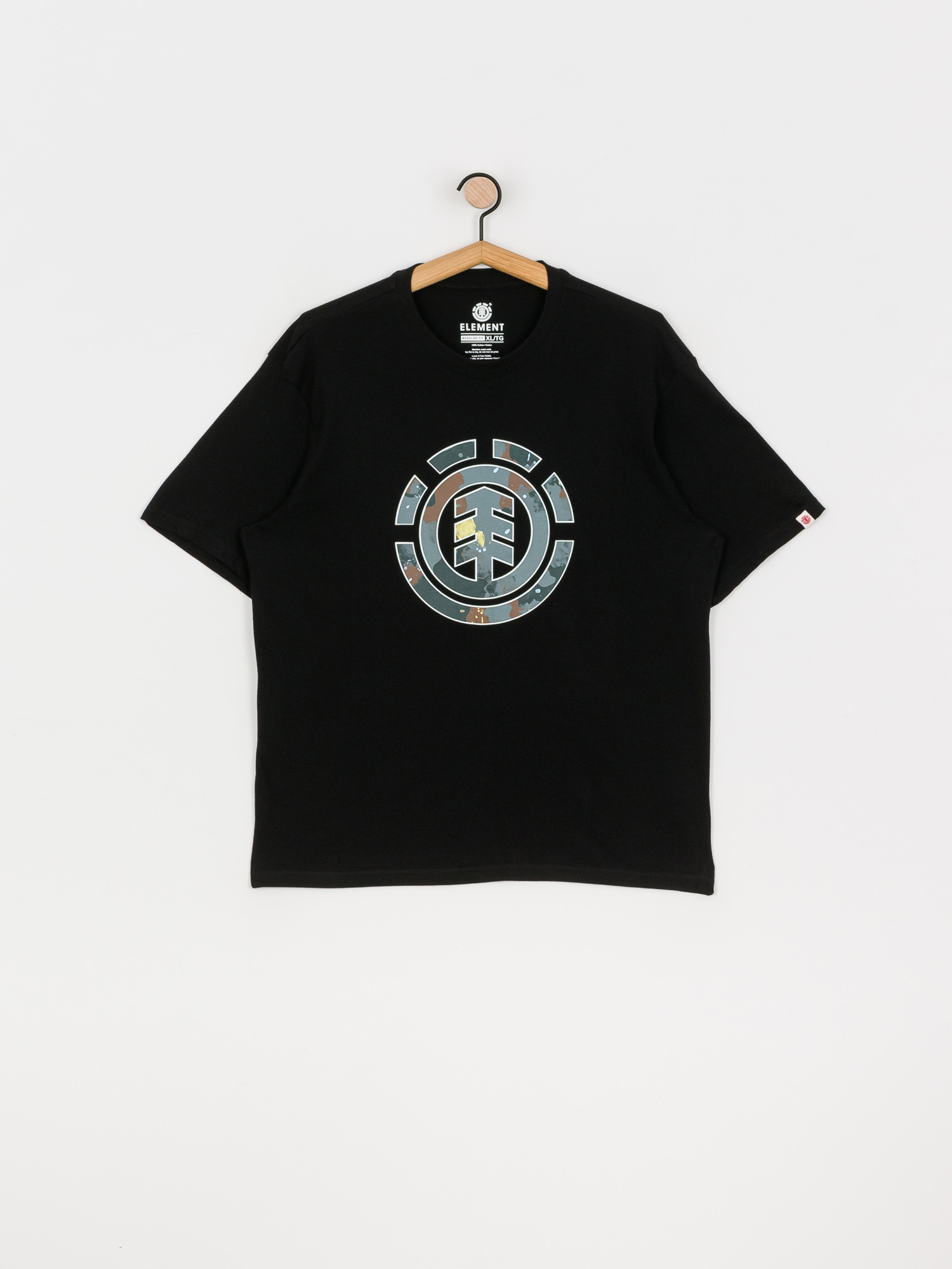 T-shirt Element Water Camo Icon Fill (flint black)