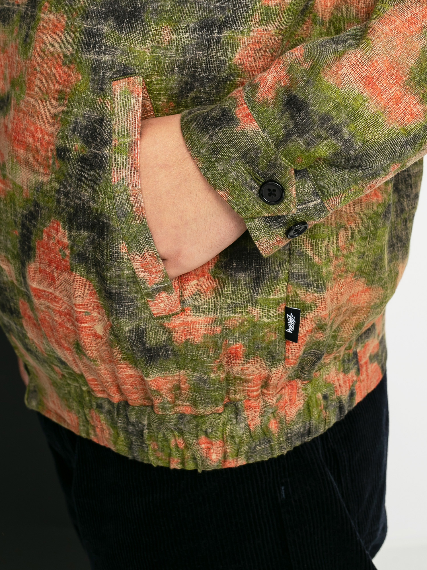 Kurtka Stussy Reverse Jacquard Bryan (floral)