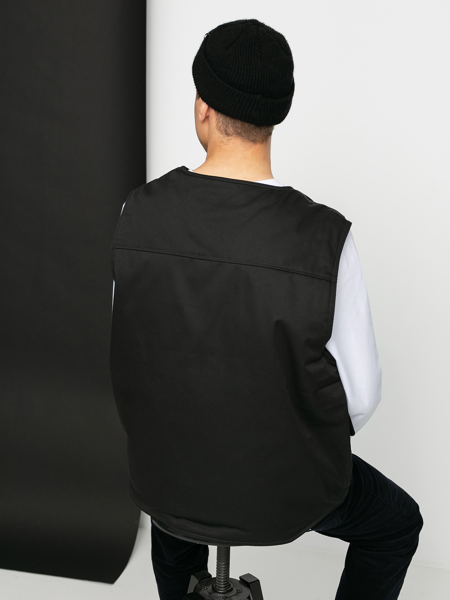 Kamizelka Stussy Insulated Work Vest - czarny (black)