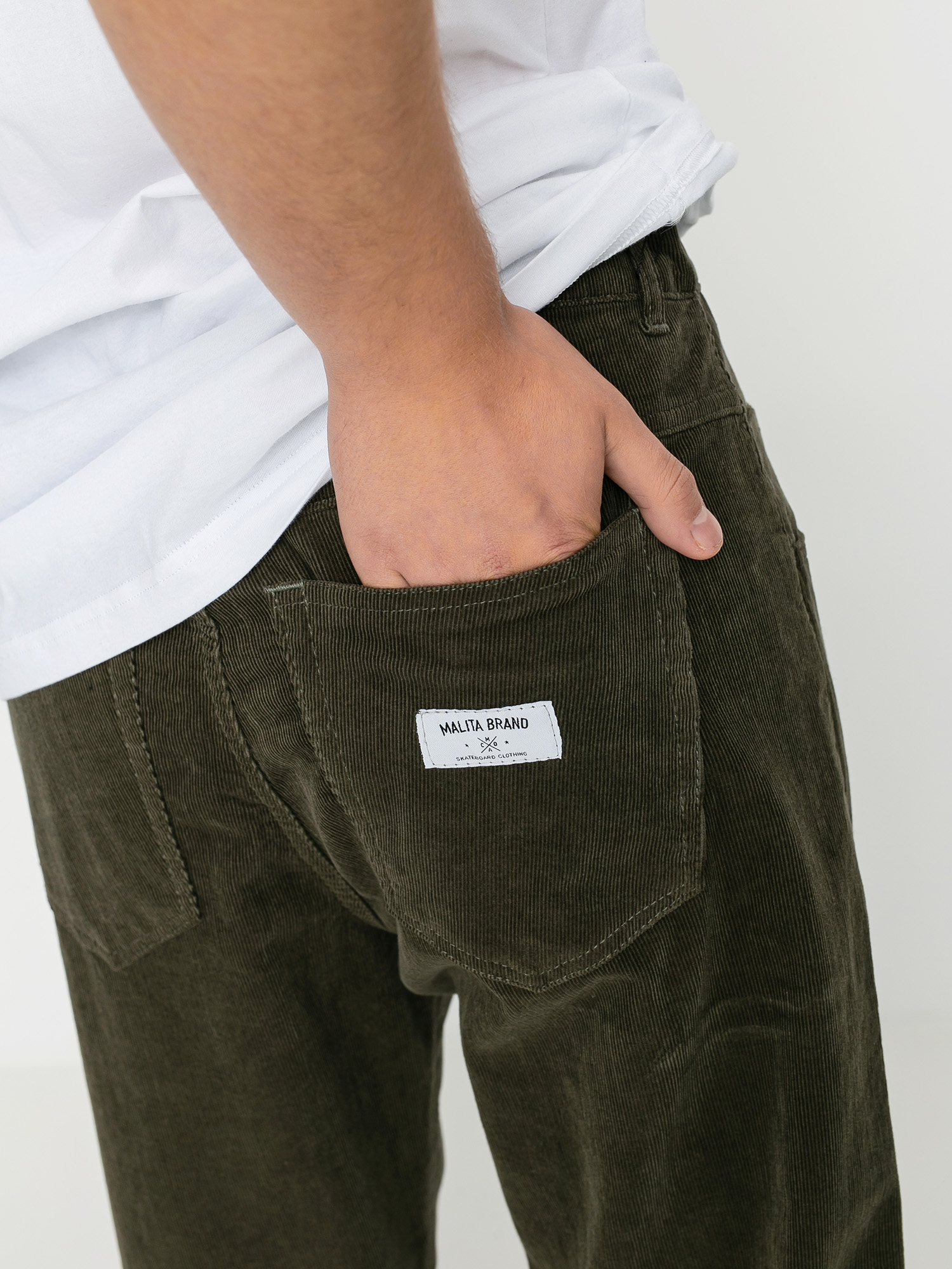 Spodnie Malita Cord 94 (olive)