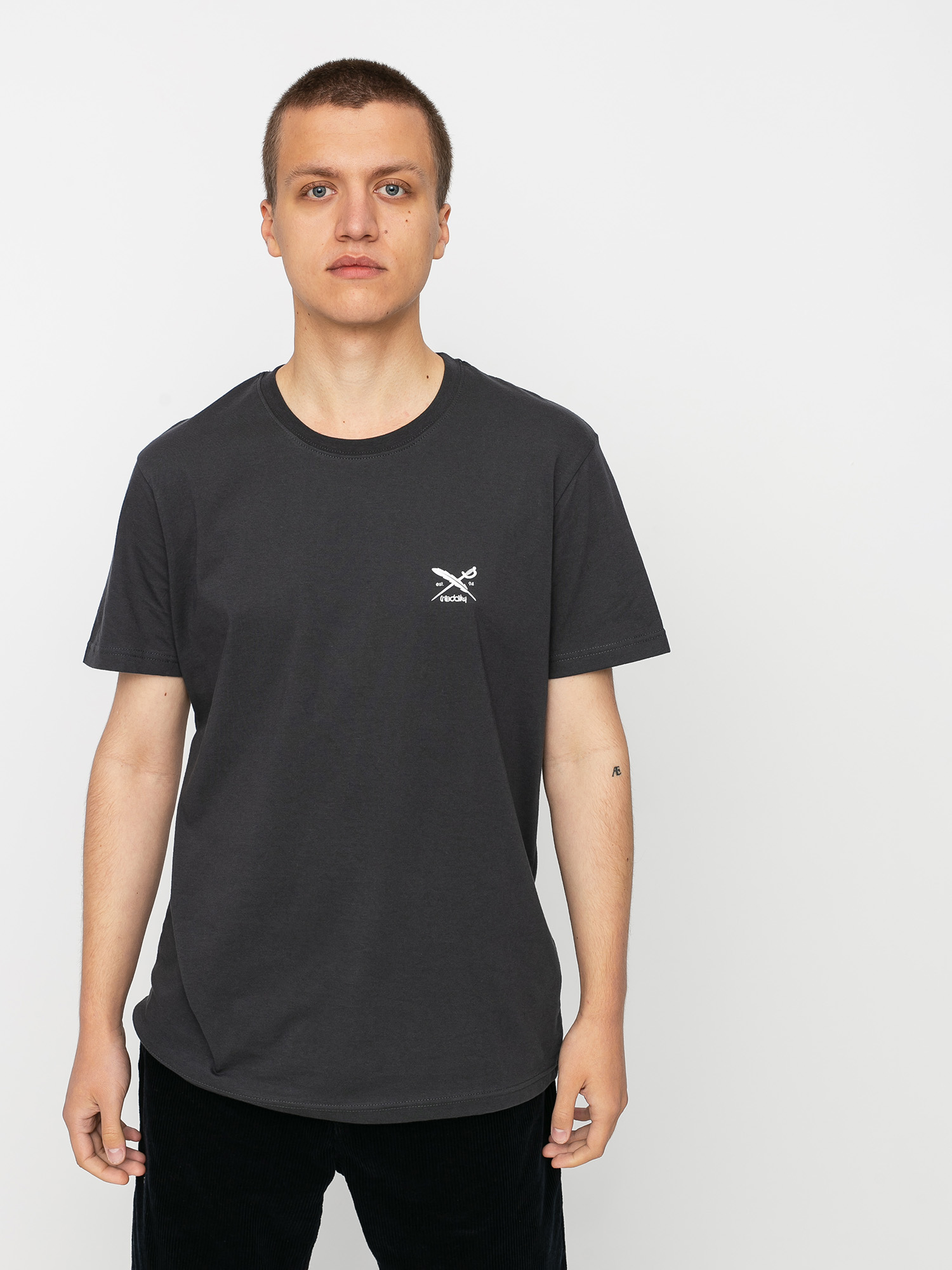 T-shirt Iriedaily Chestflag (coal)