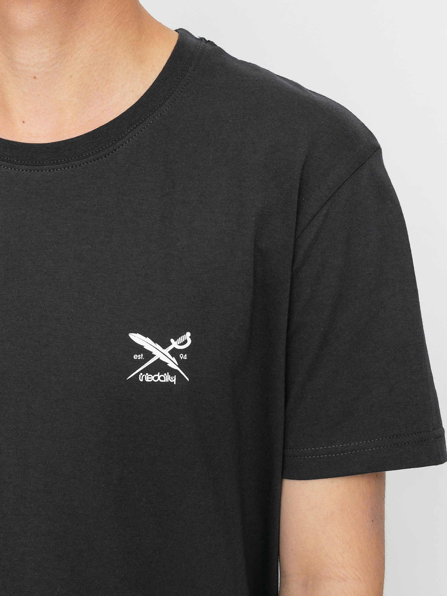T-shirt Iriedaily Chestflag (coal)