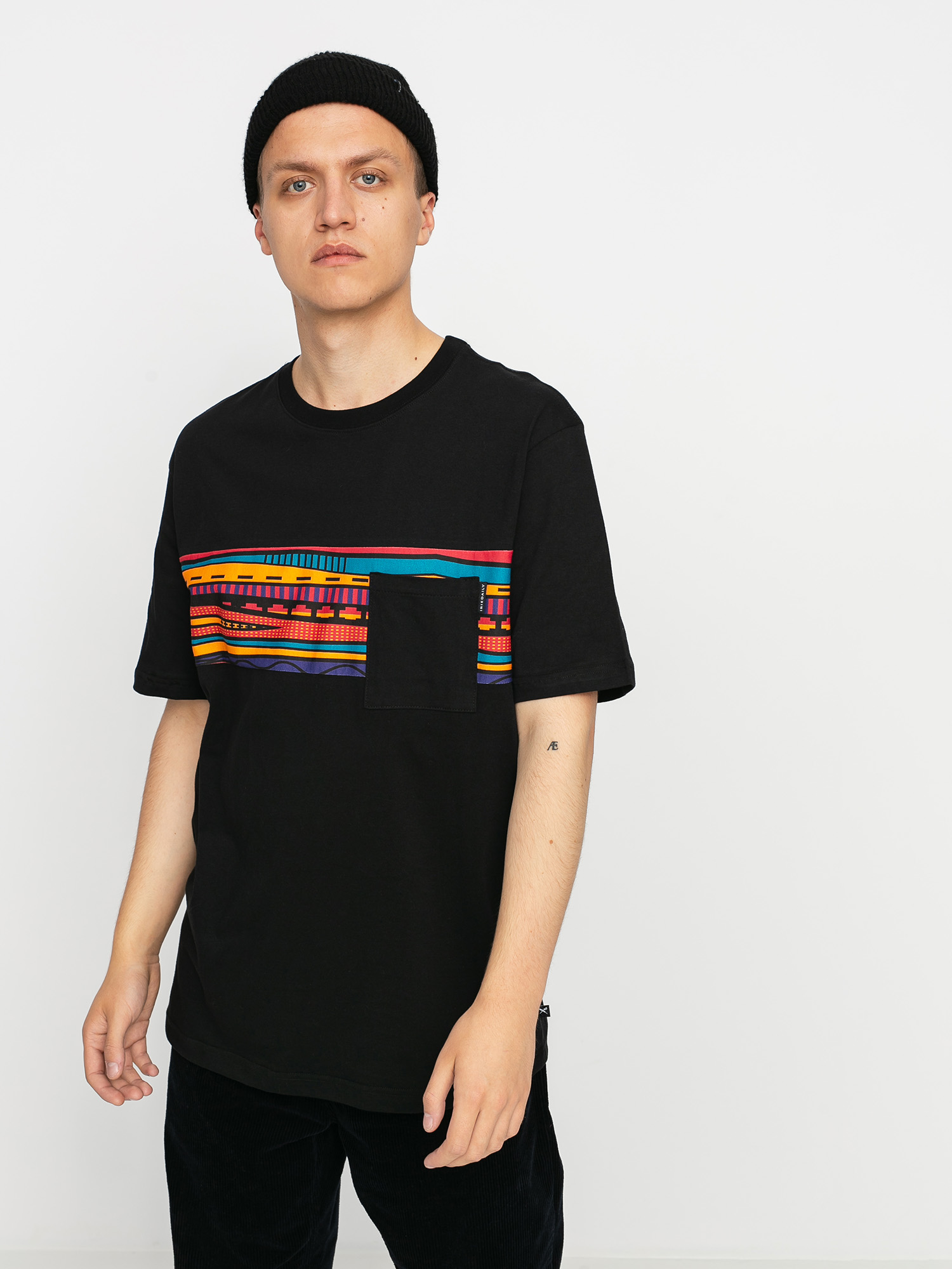 T-shirt Iriedaily Theodore Pocket 2 (black)