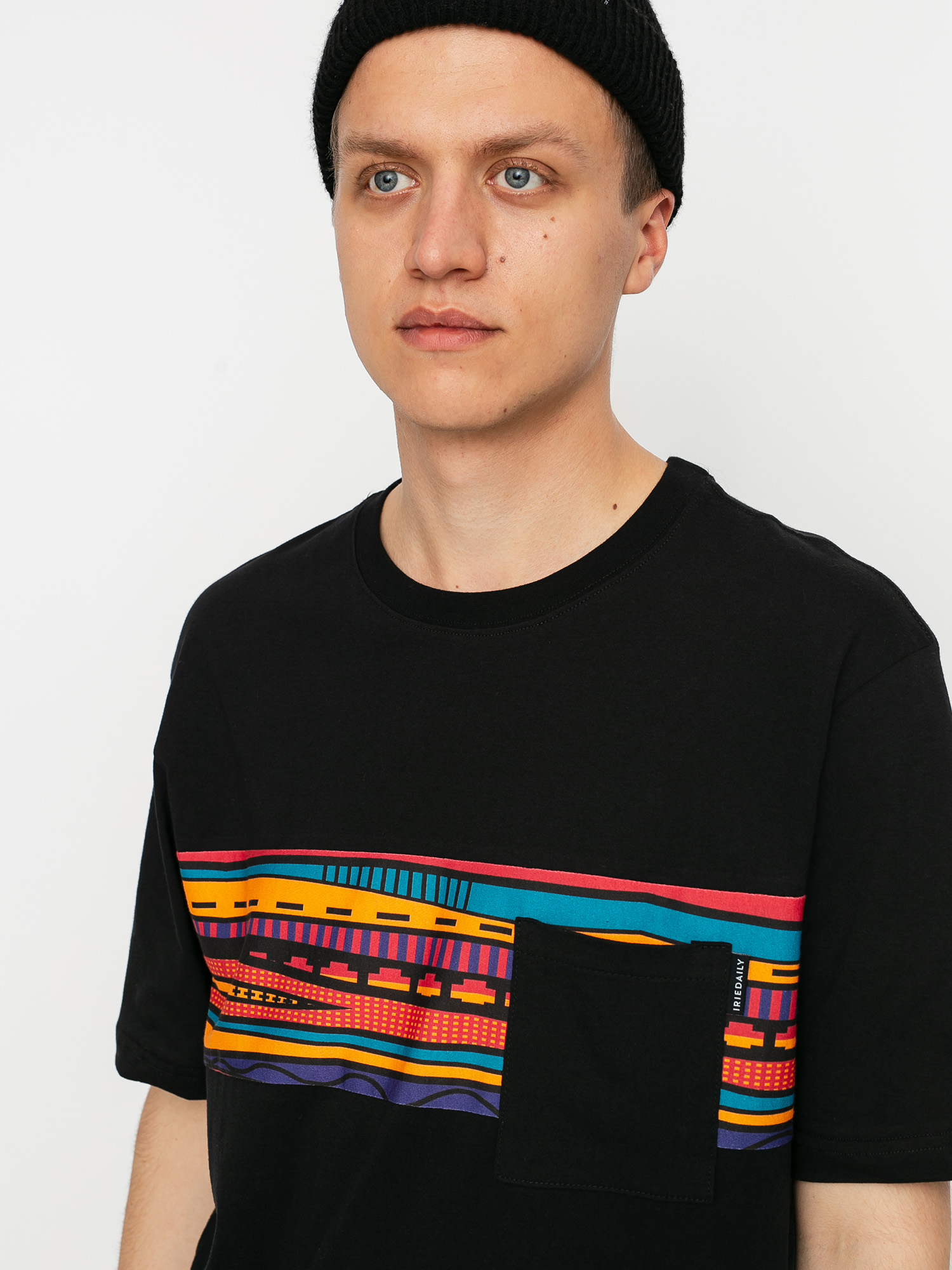 T-shirt Iriedaily Theodore Pocket 2 (black)