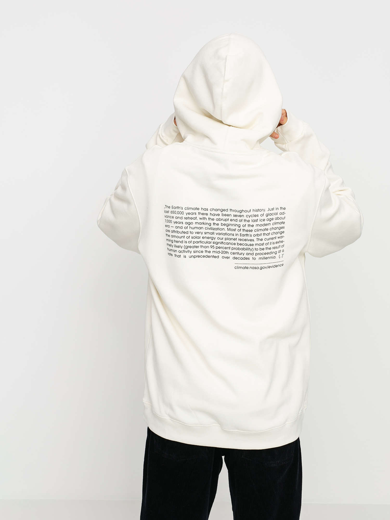 Bluza z kapturem Iriedaily It Matters HD (cream)