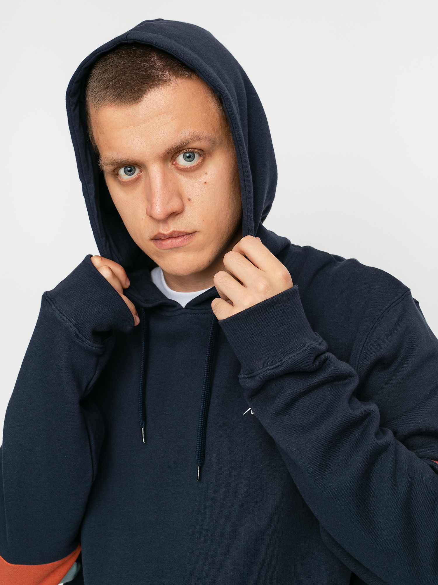 Bluza z kapturem Iriedaily Prime 2 HD (navy orange)