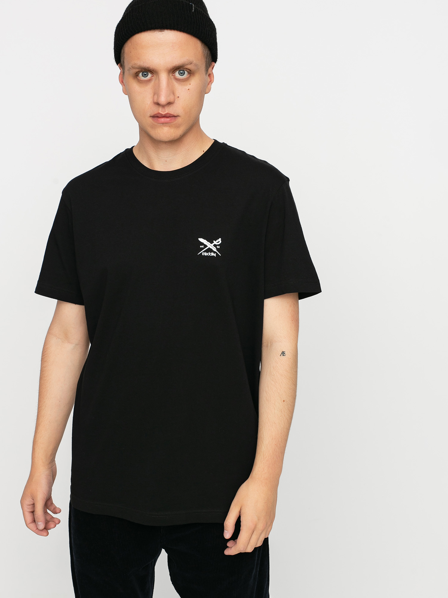 T-shirt Iriedaily Chestflag (black)