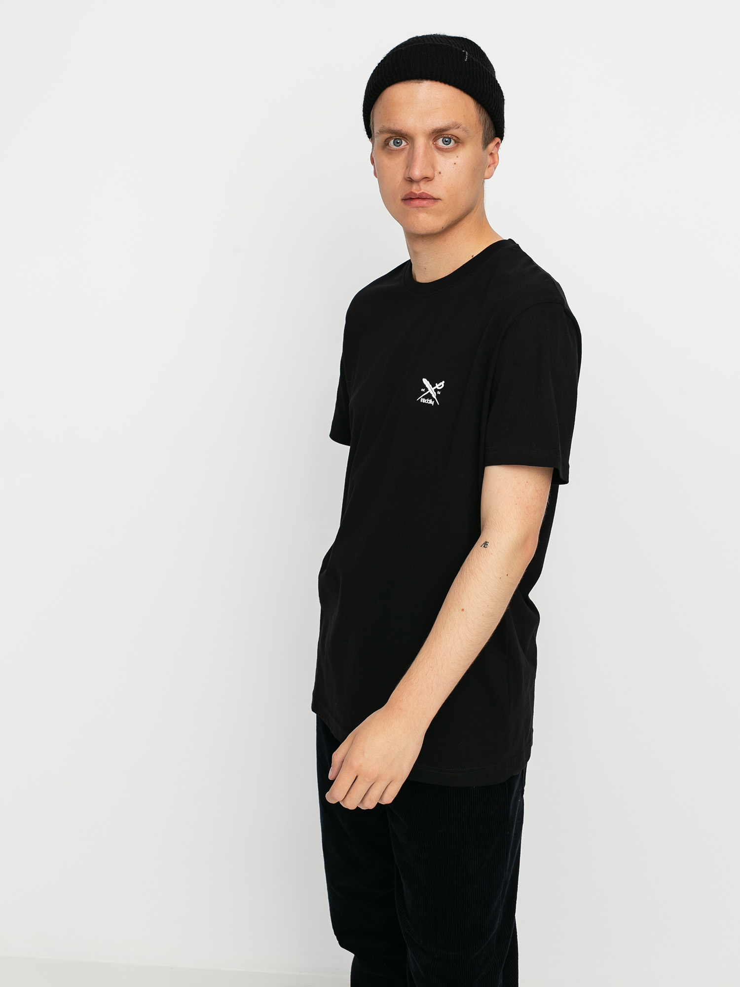 T-shirt Iriedaily Chestflag (black)