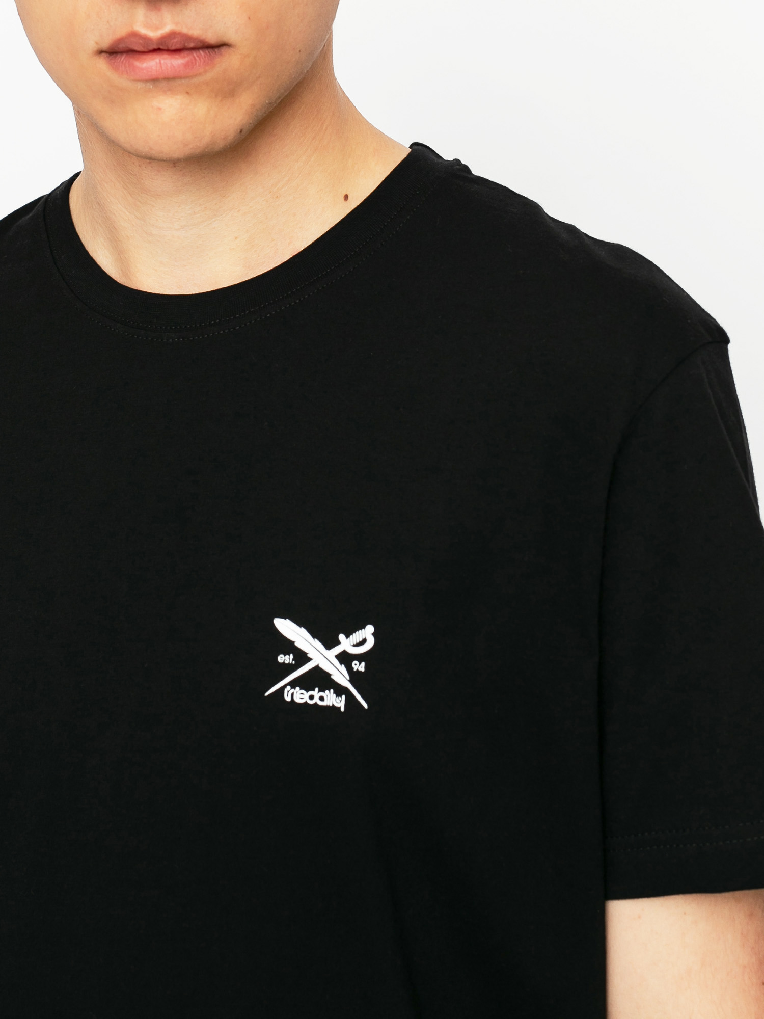 T-shirt Iriedaily Chestflag (black)