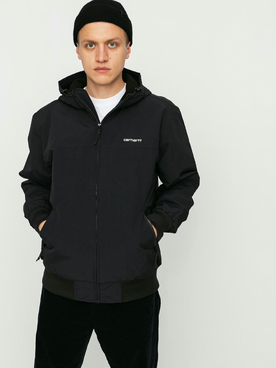 Kurtka Carhartt WIP Hooded Sail (black/white)