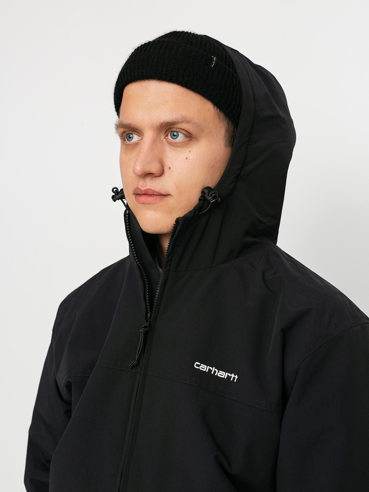 Kurtka Carhartt WIP Hooded Sail (black/white)