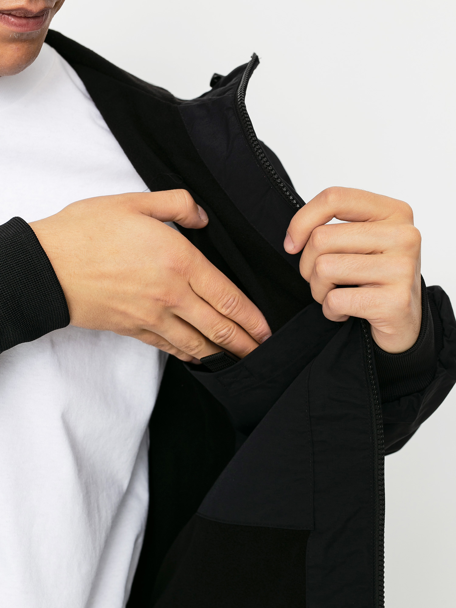 Kurtka Carhartt WIP Hooded Sail (black/white)