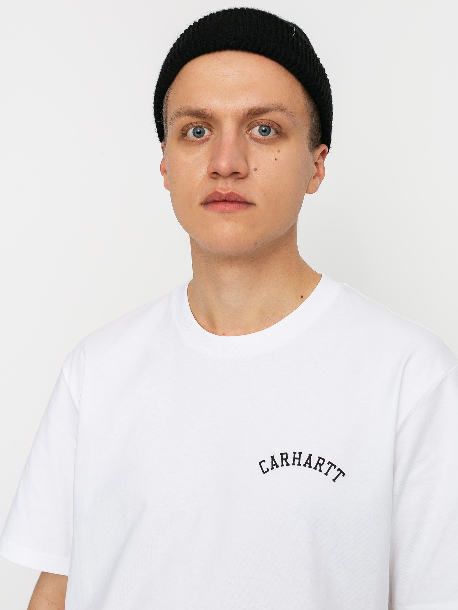 T-shirt Carhartt WIP University Script (white/black)