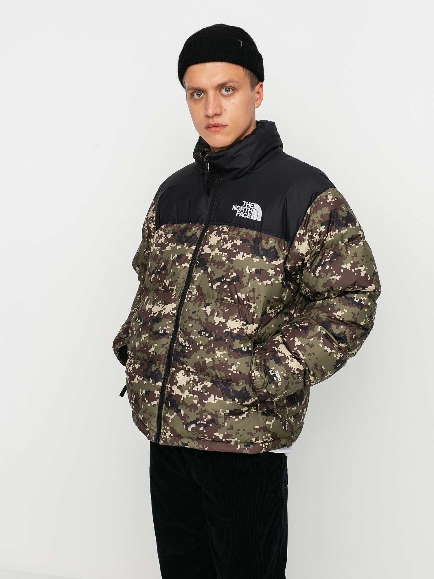 Kurtka The North Face 1996 Retro Nuptse (burnt olive green ux digi camo print)