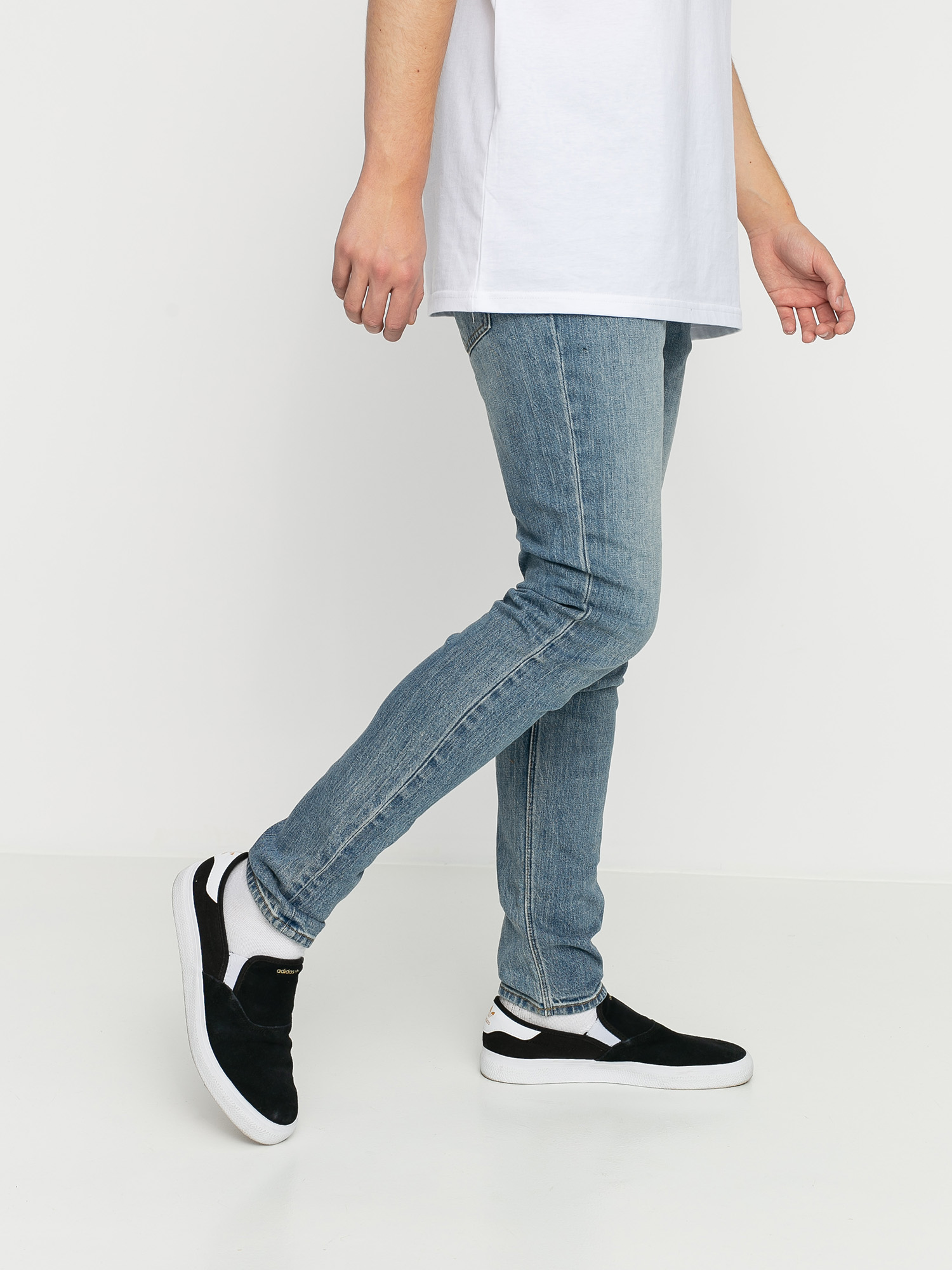 Spodnie Volcom 2X4 Tapered (vmi vintage marboled indigo)