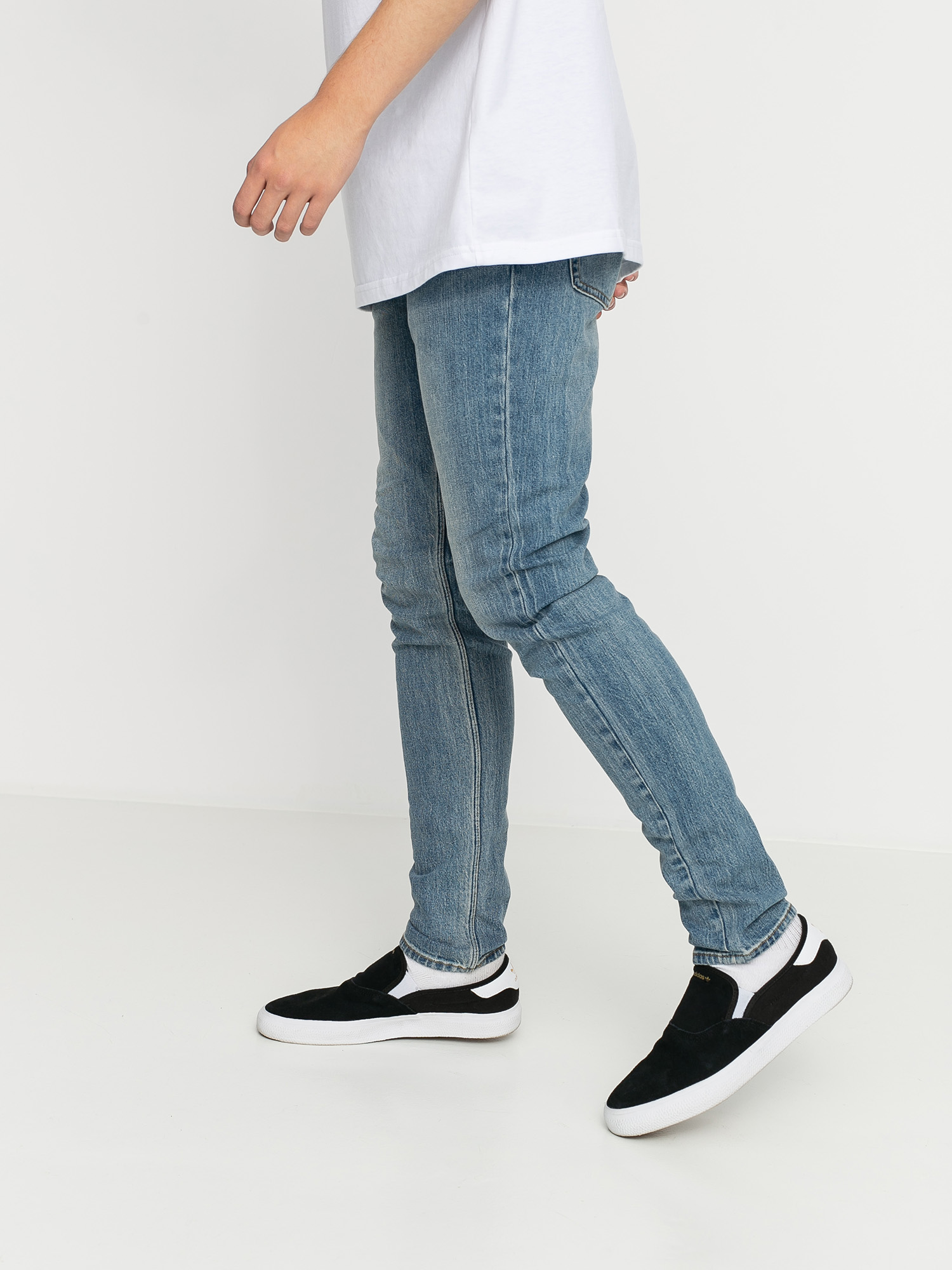 Spodnie Volcom 2X4 Tapered (vmi vintage marboled indigo)