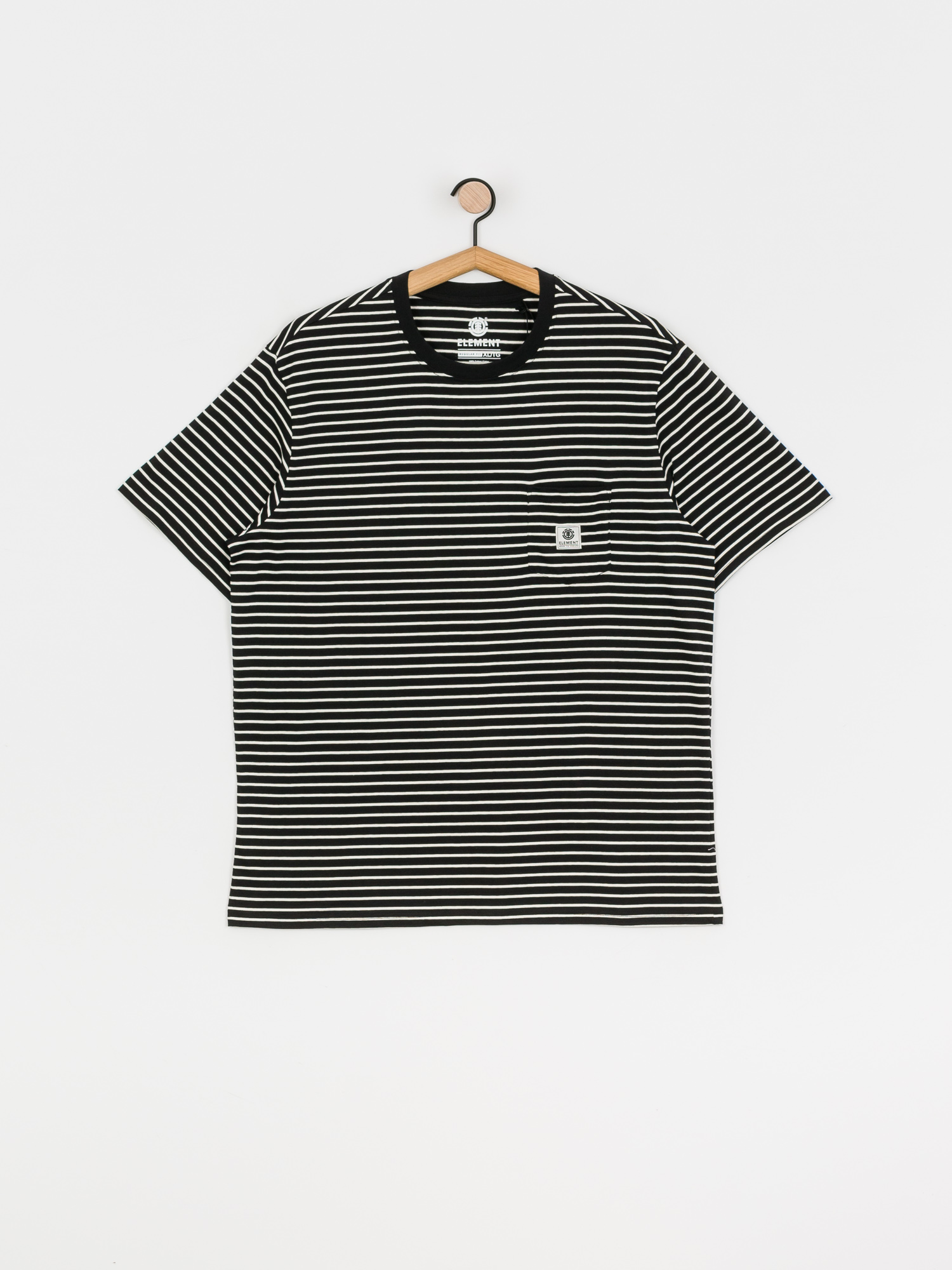 T-shirt Element Basic Stripes (flint black)