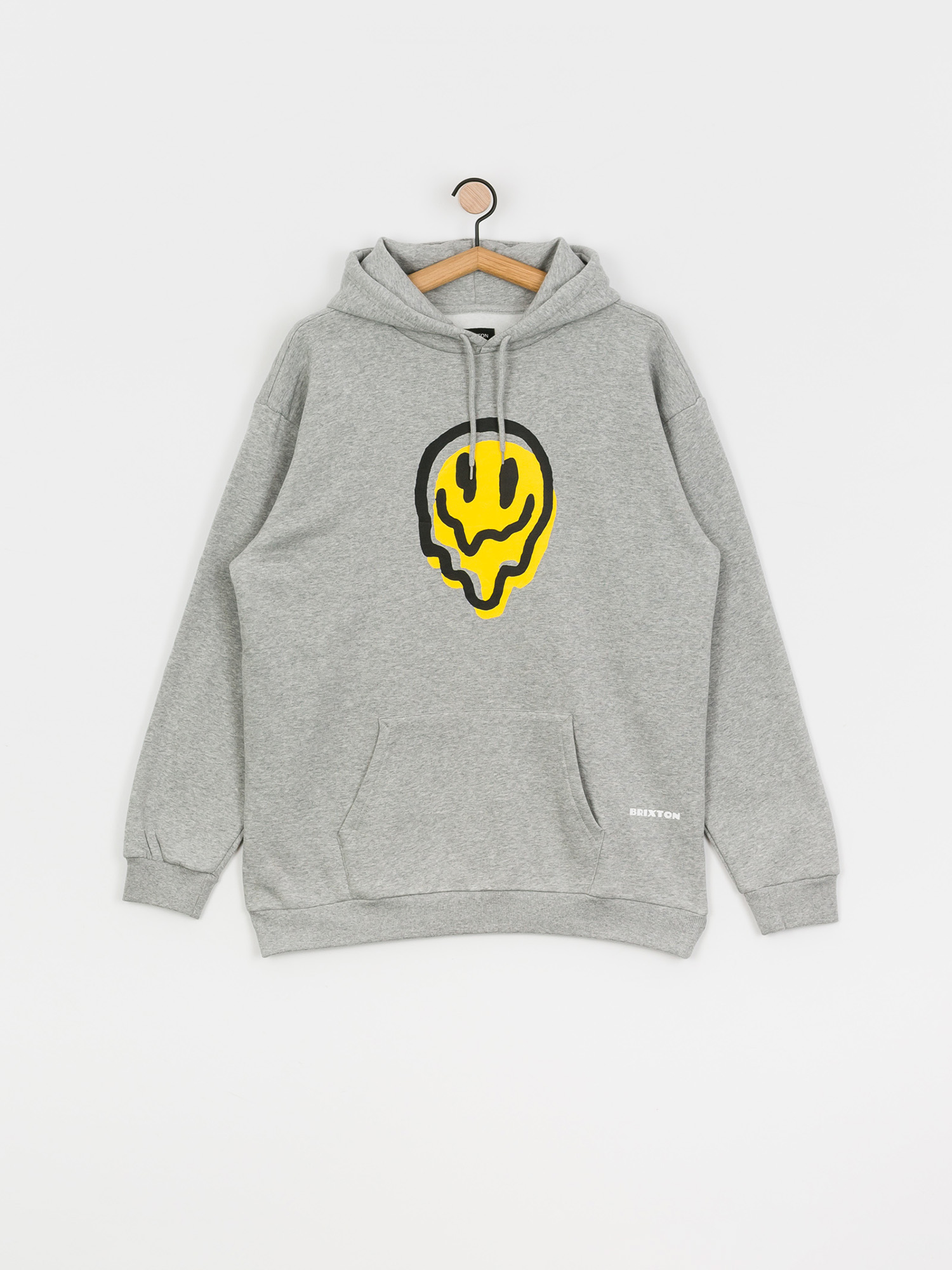 Bluza z kapturem Brixton Melter HD (heather grey)
