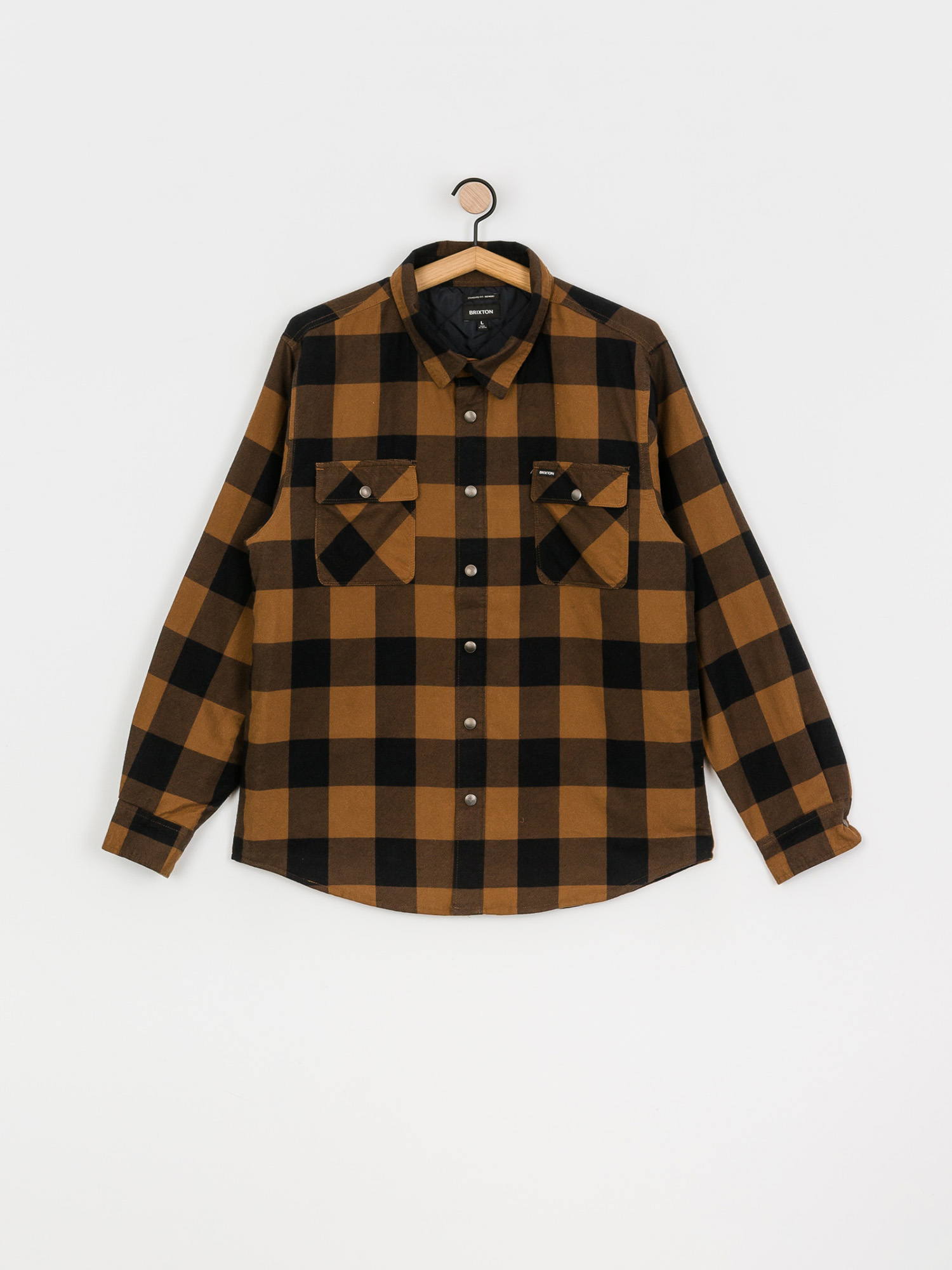 Koszula Brixton Bowery Lined Flannel Ls (navy/copper)