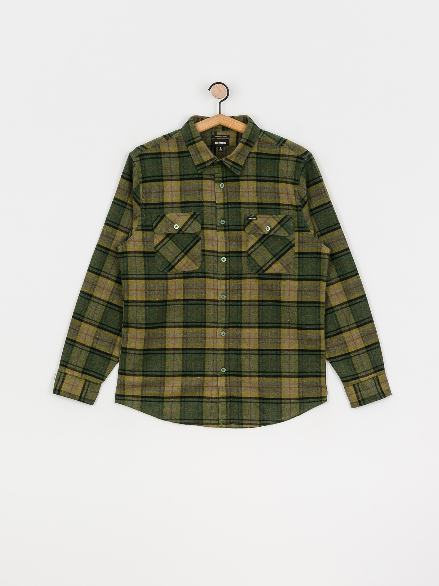 Koszula Brixton Bowery Flannel Ls (evergreen)