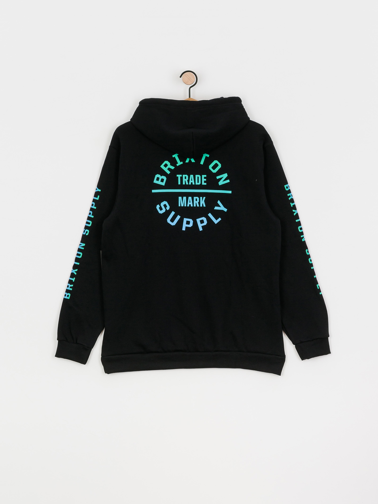 Bluza z kapturem Brixton Oath VI HD (black/gradient)