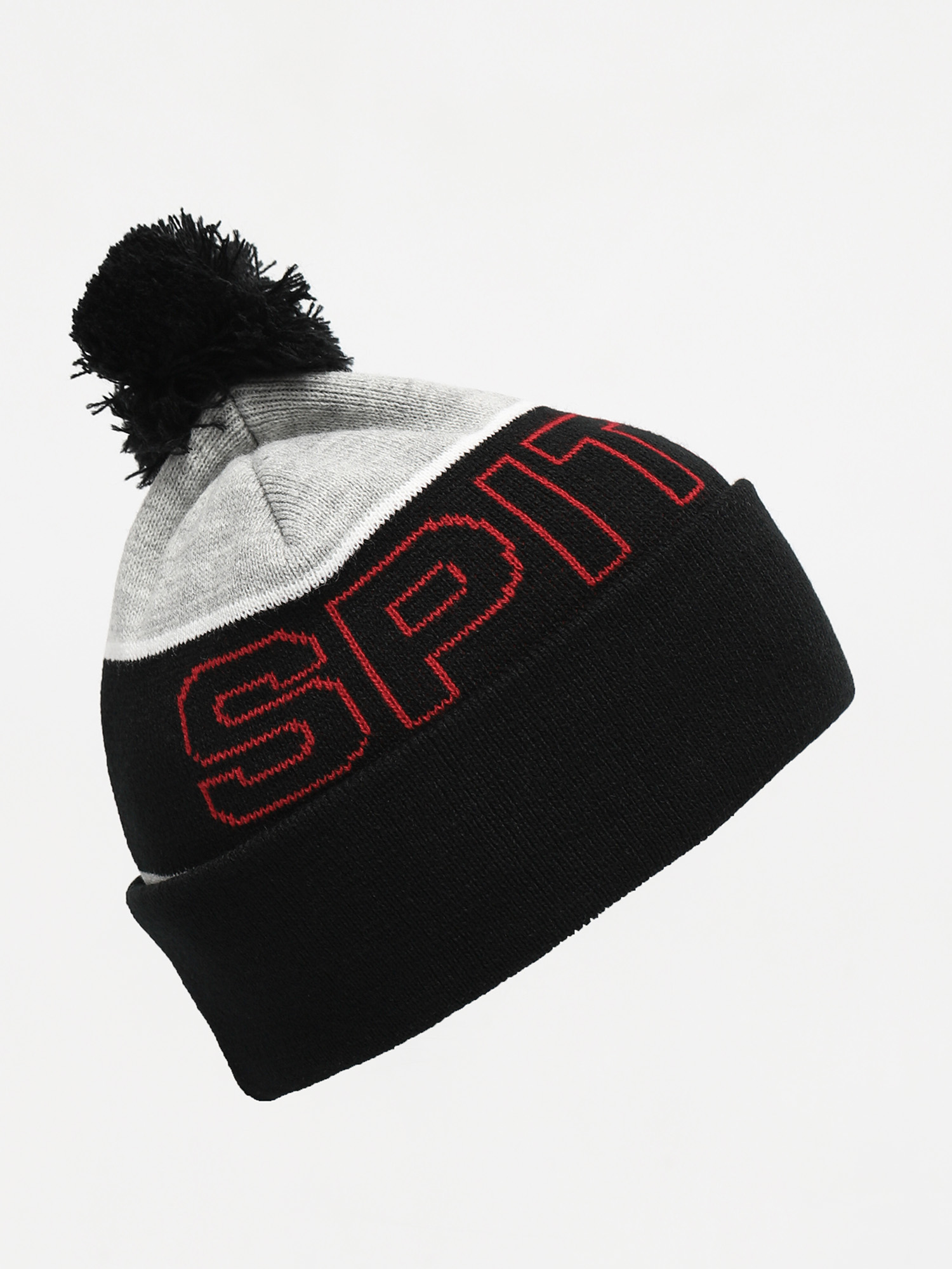 Czapka zimowa Spitfire Pom Cls 87 Beanie (heather grey/black/red)
