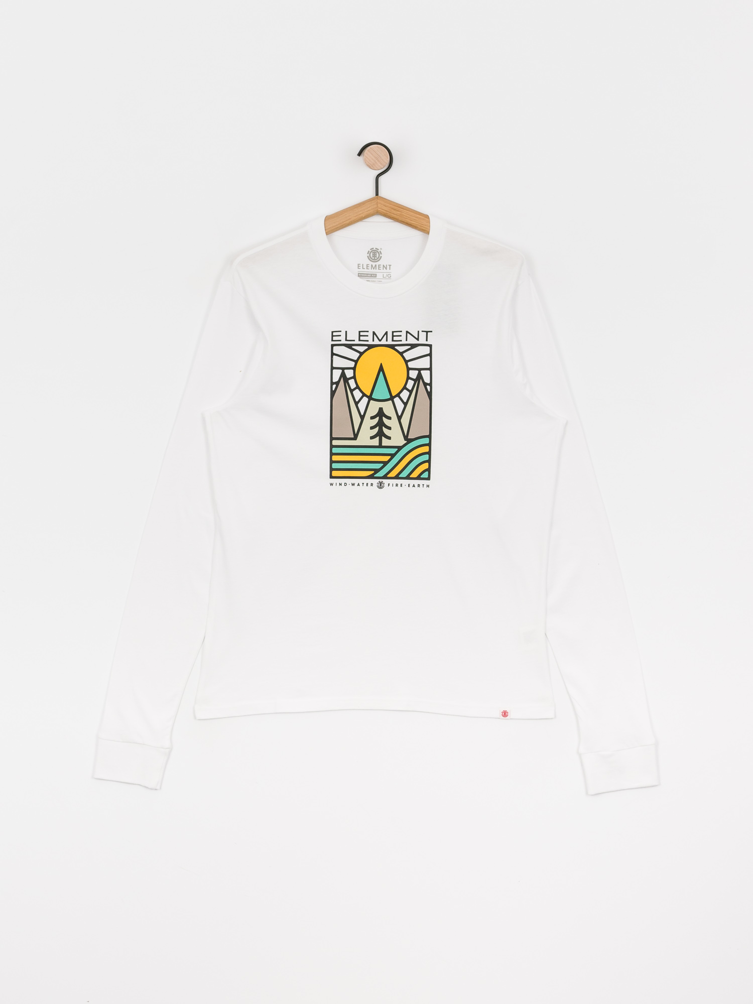 Longsleeve Element Logel (optic white)
