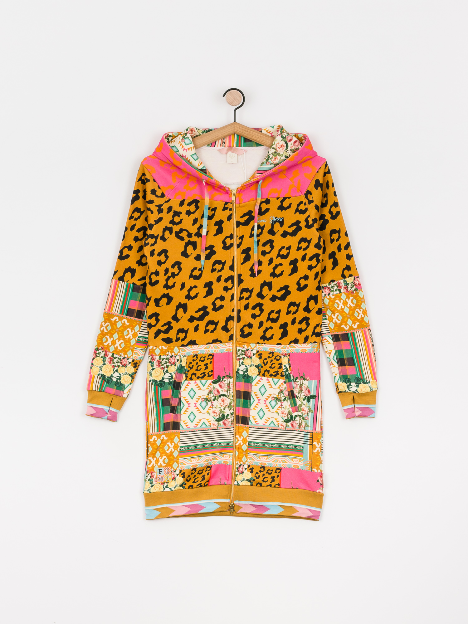 Bluza z kapturem Femi Stories Longa ZHD Wmn (ptw)