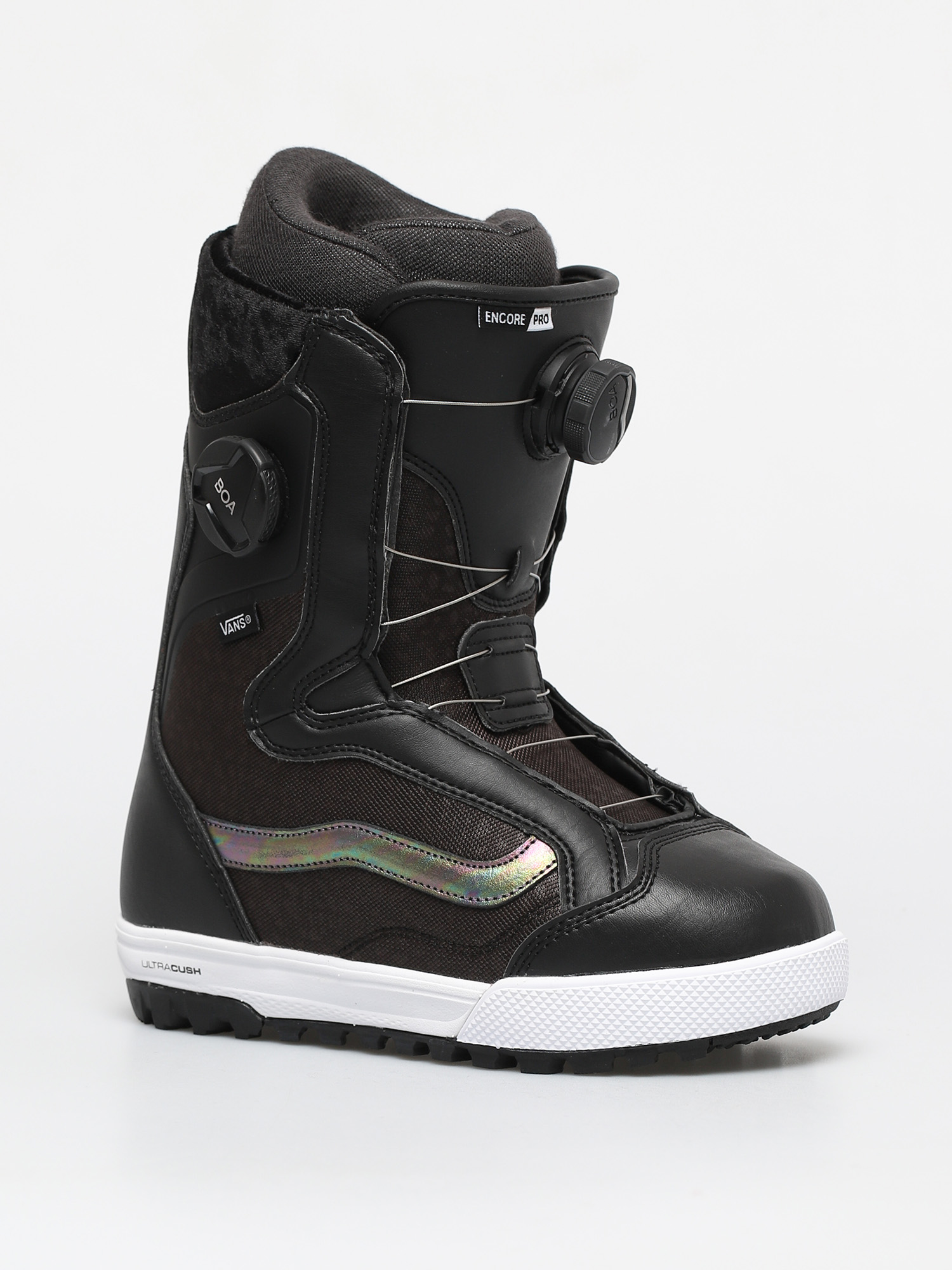 Damskie Buty snowboardowe Vans Encore Pro (black/irridescent)