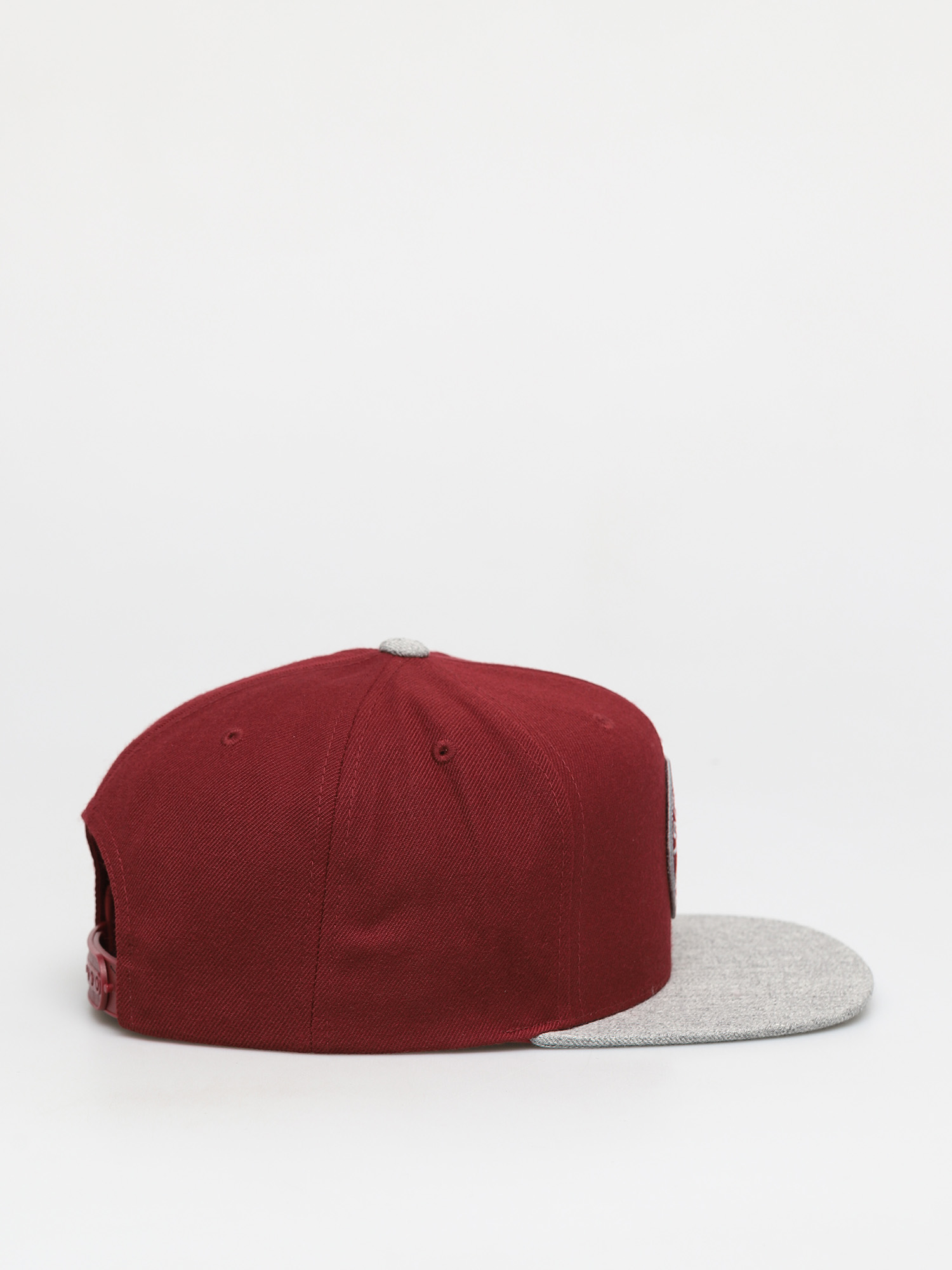 Czapka z daszkiem Brixton Oath III Snapback (dark brick/heather grey)