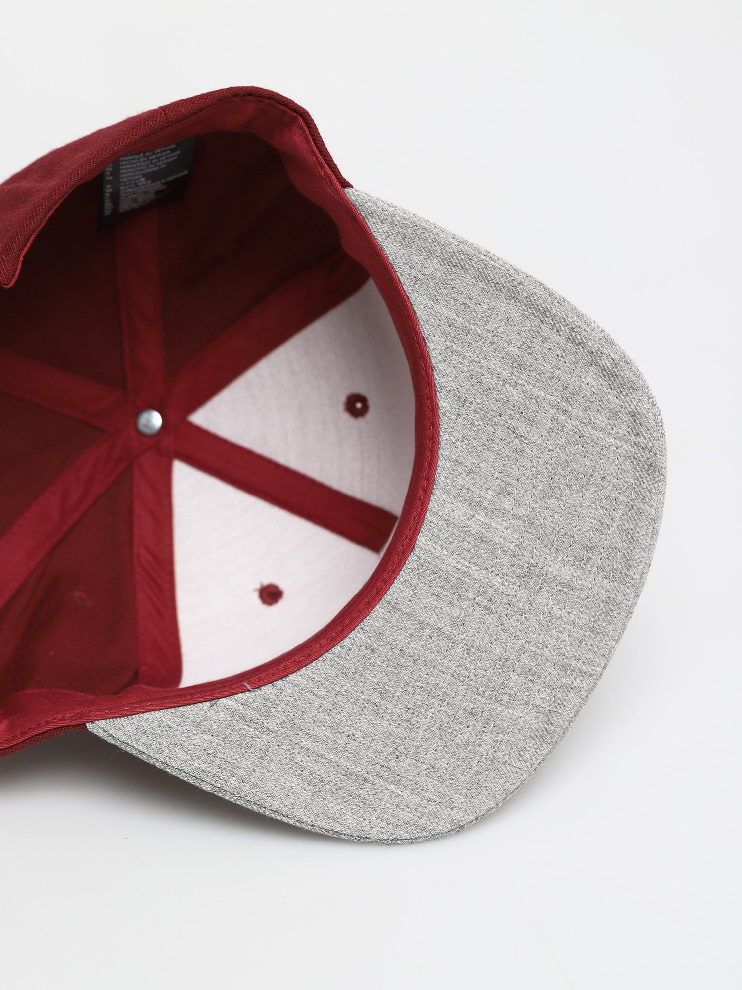 Czapka z daszkiem Brixton Oath III Snapback (dark brick/heather grey)