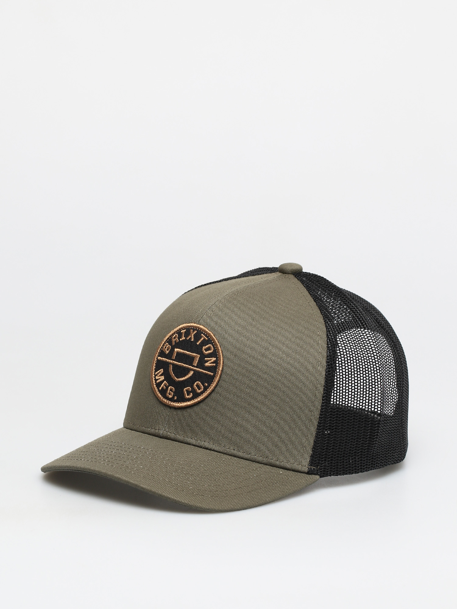 Czapka z daszkiem Brixton Crest Mp Mesh Cap (military olive)