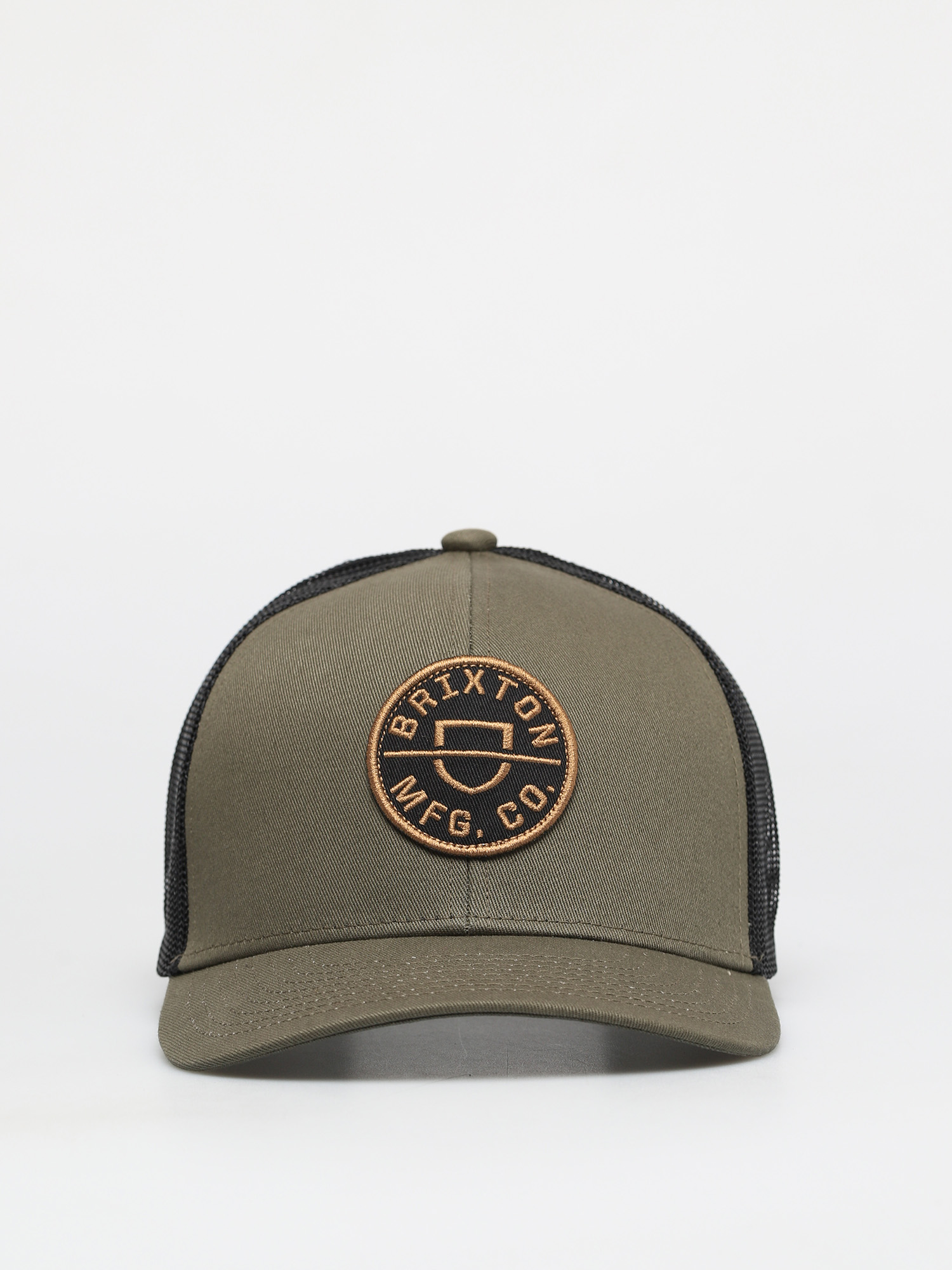 Czapka z daszkiem Brixton Crest Mp Mesh Cap (military olive)