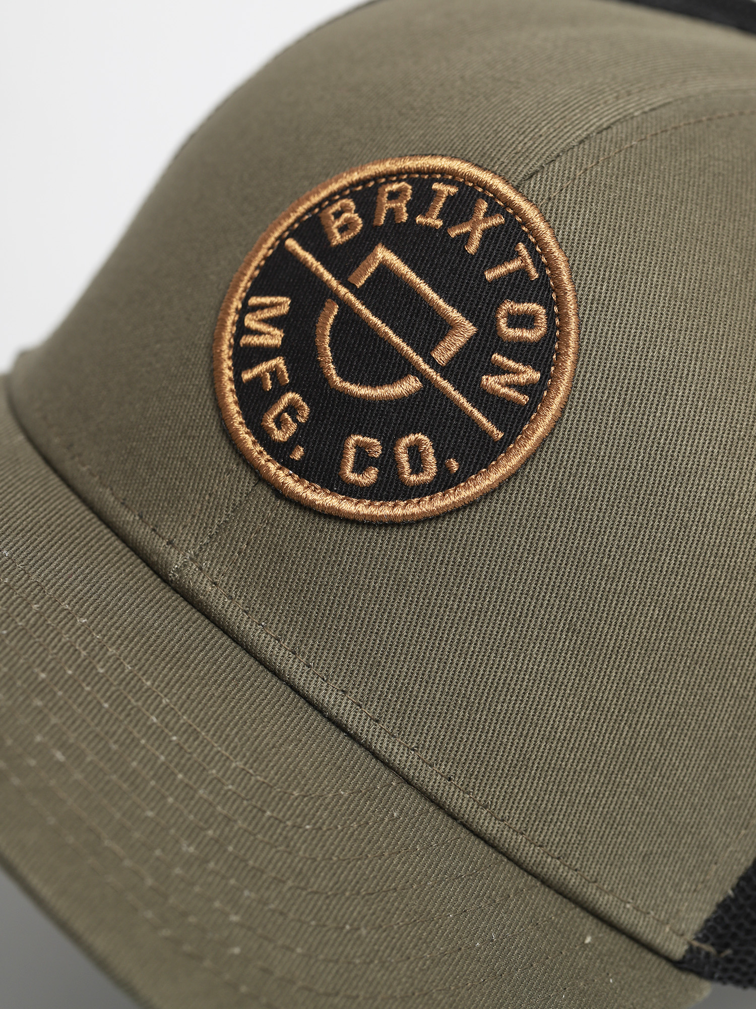 Czapka z daszkiem Brixton Crest Mp Mesh Cap (military olive)