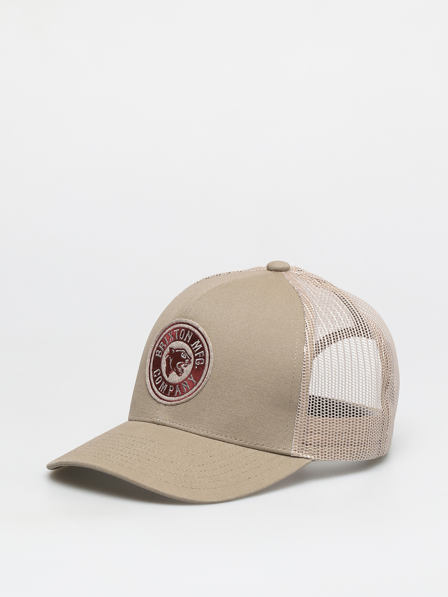 Czapka z daszkiem Brixton Forte Mp Mesh Cap (khaki/brick)