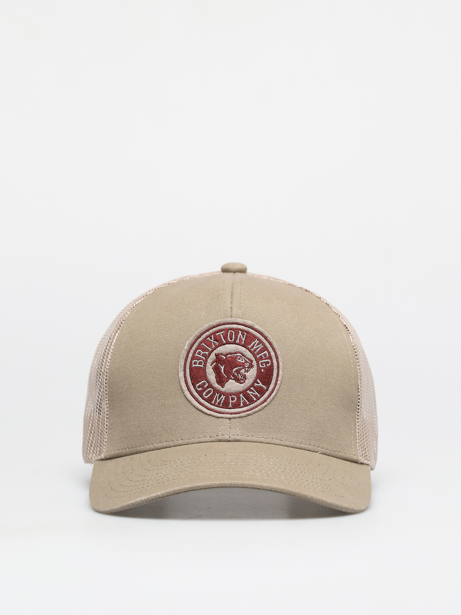Czapka z daszkiem Brixton Forte Mp Mesh Cap (khaki/brick)