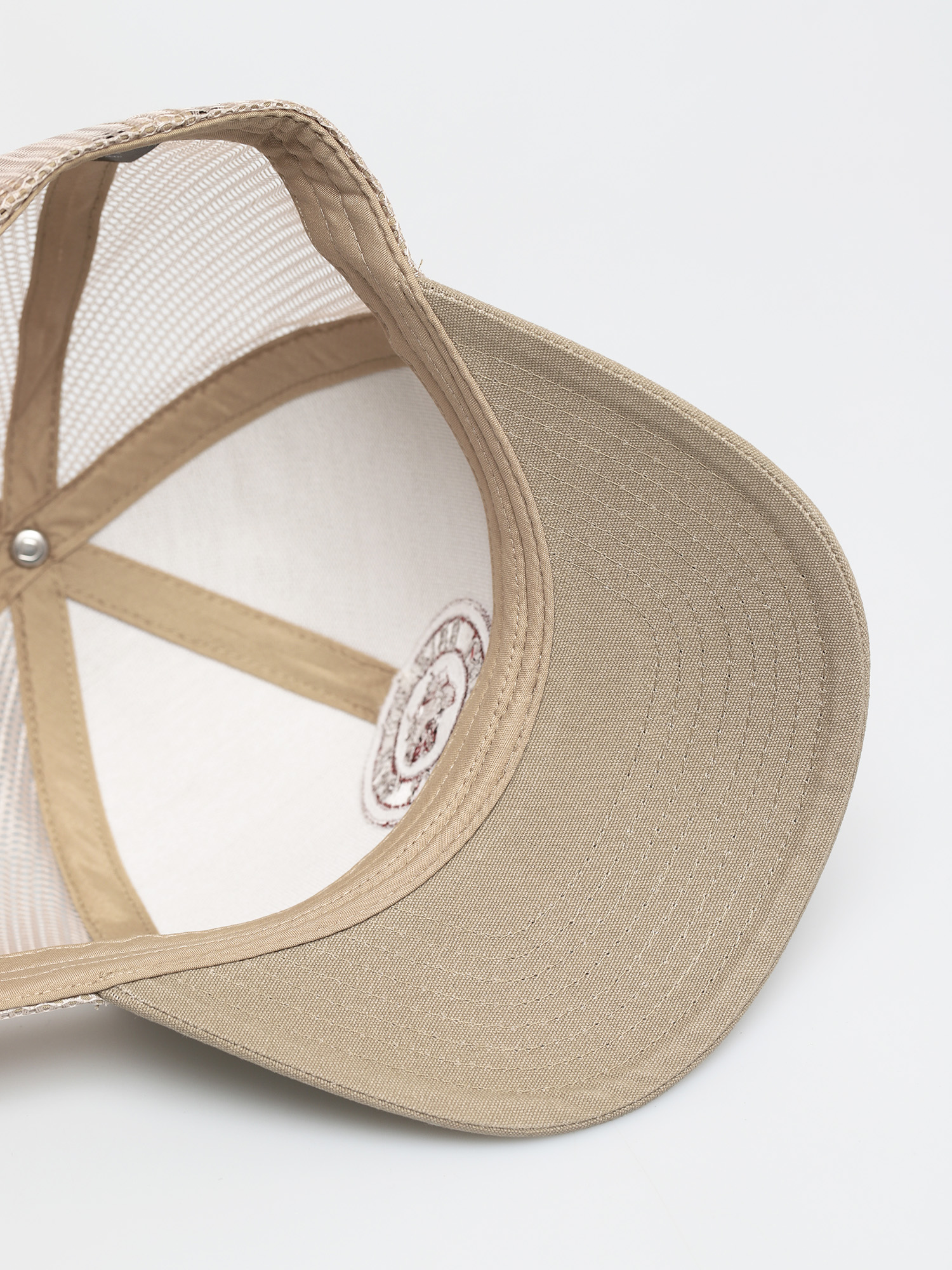 Czapka z daszkiem Brixton Forte Mp Mesh Cap (khaki/brick)