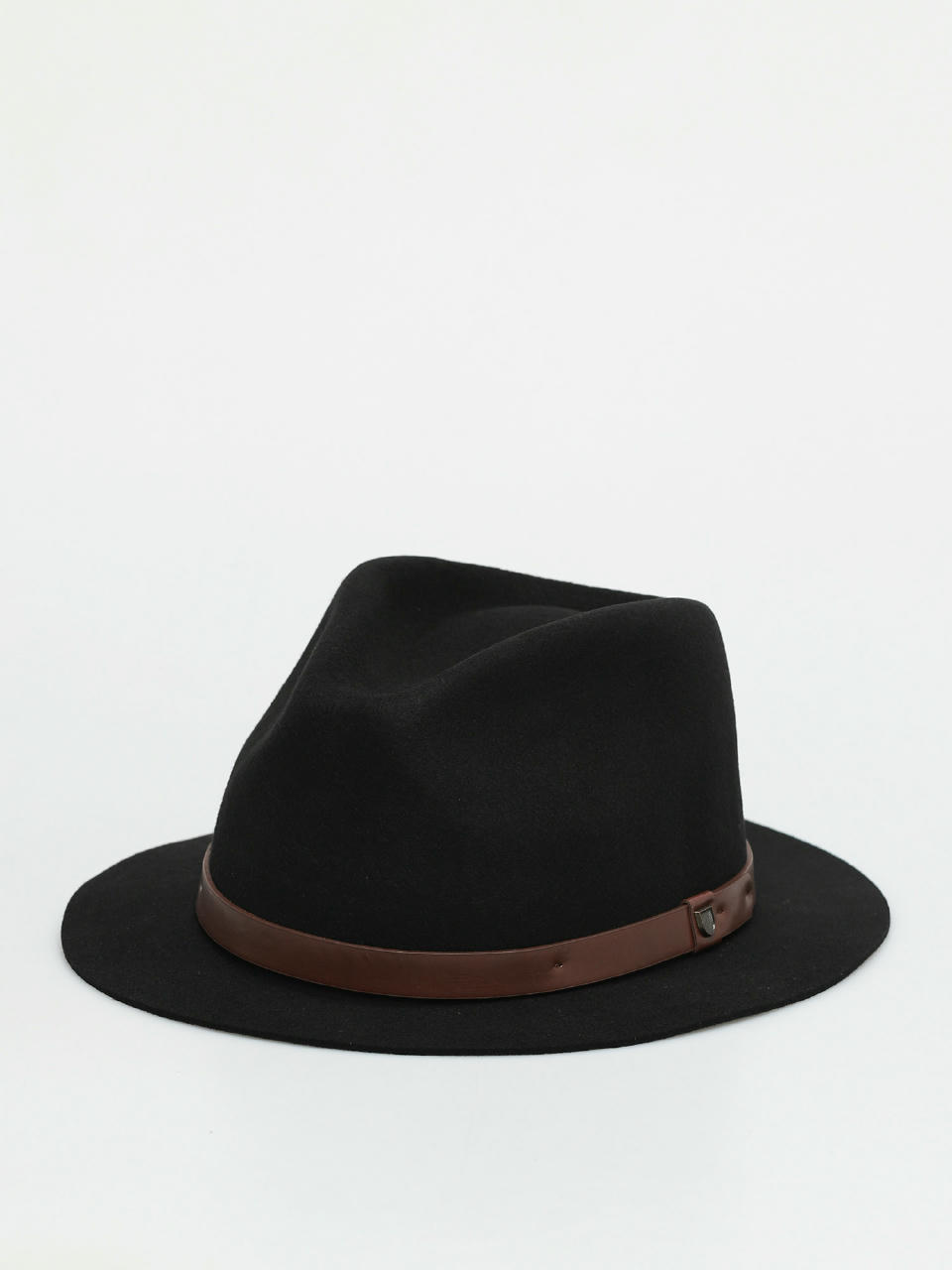 Kapelusz Brixton Messer Short Brim Fedora (black)