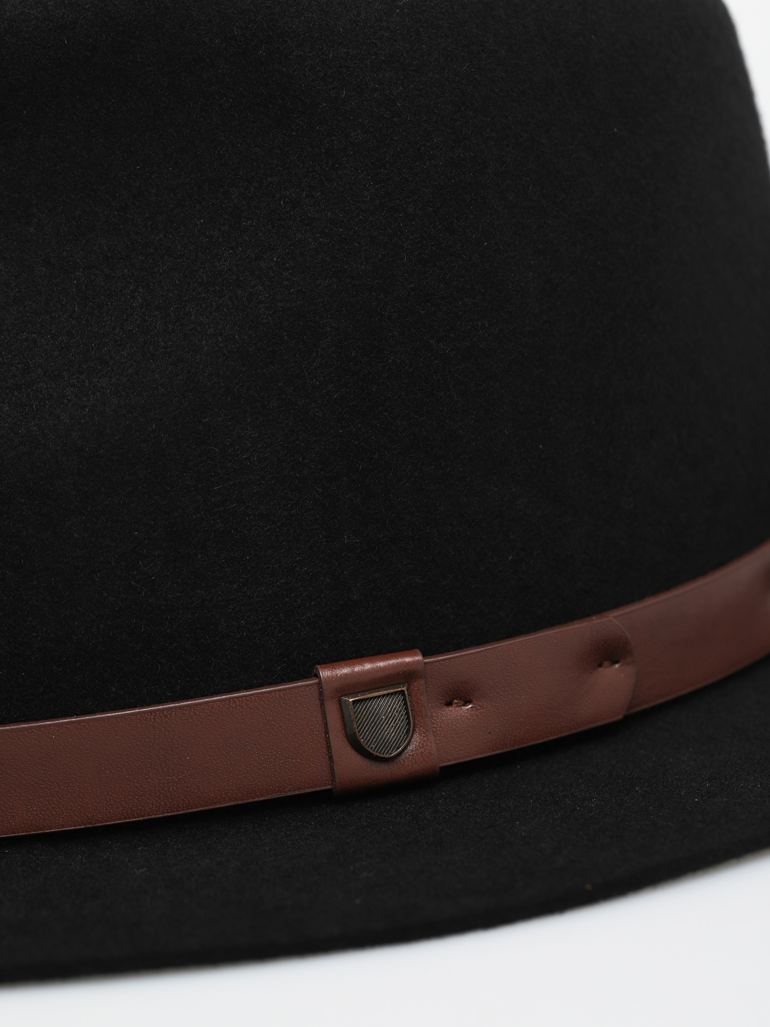 Kapelusz Brixton Messer Short Brim Fedora (black)