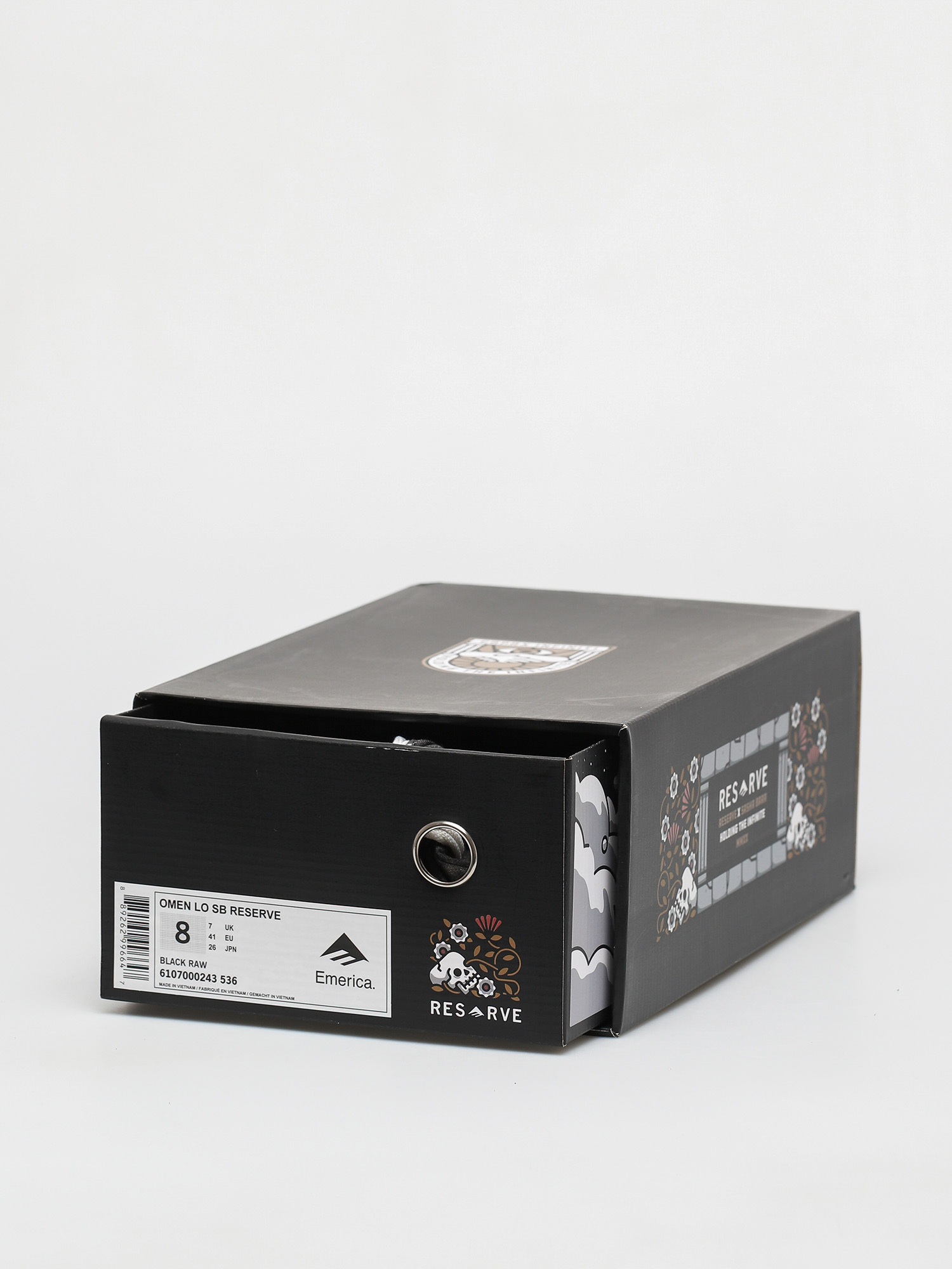Buty Emerica Omen Lo Sb Reserve (black raw)