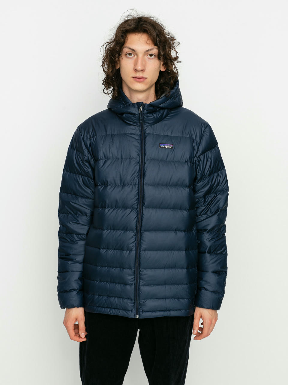 Kurtka Patagonia Hi Loft Down (navy blue)