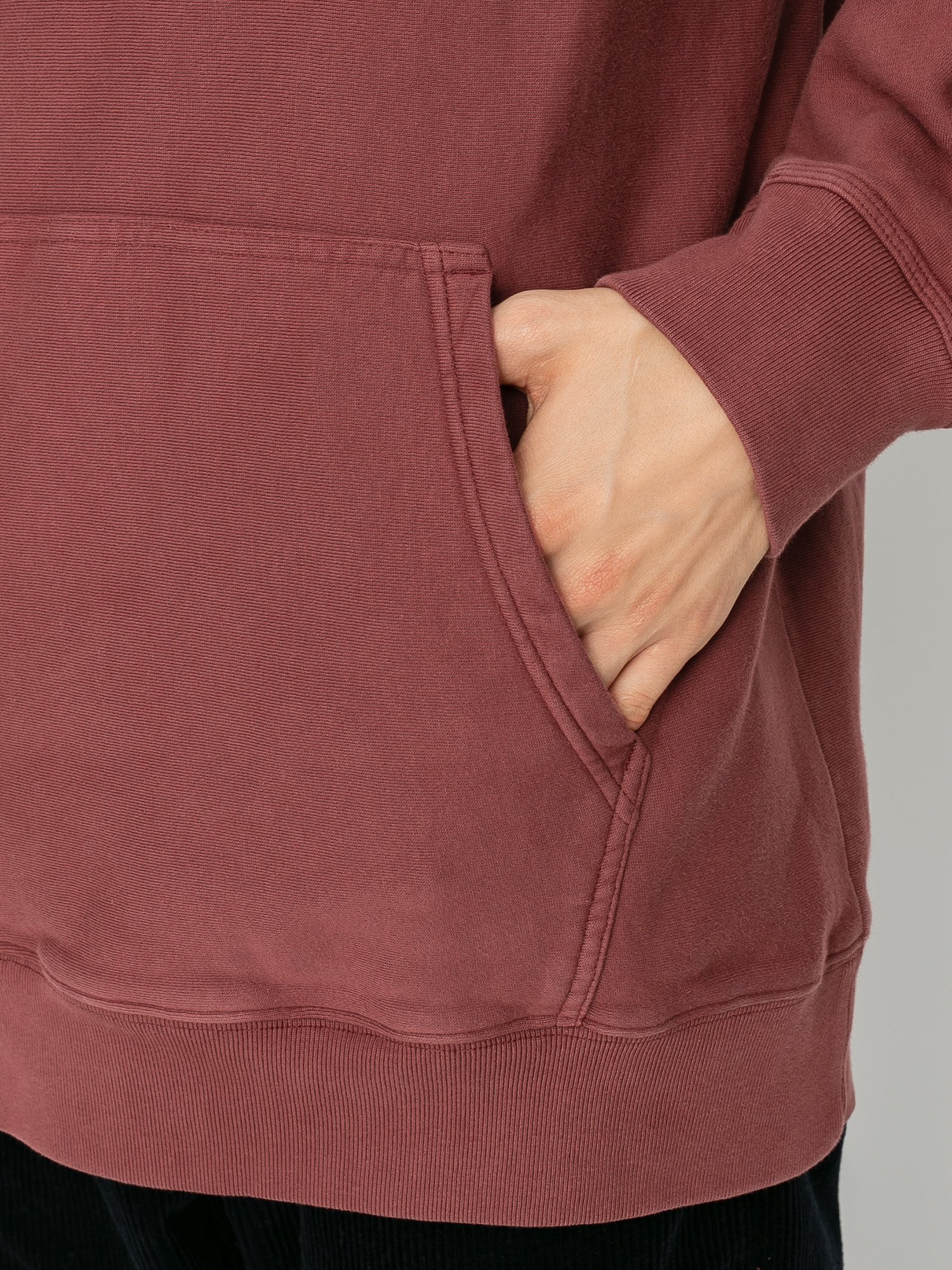 Bluza z kapturem Stussy Stussy Logo HD (burgundy)