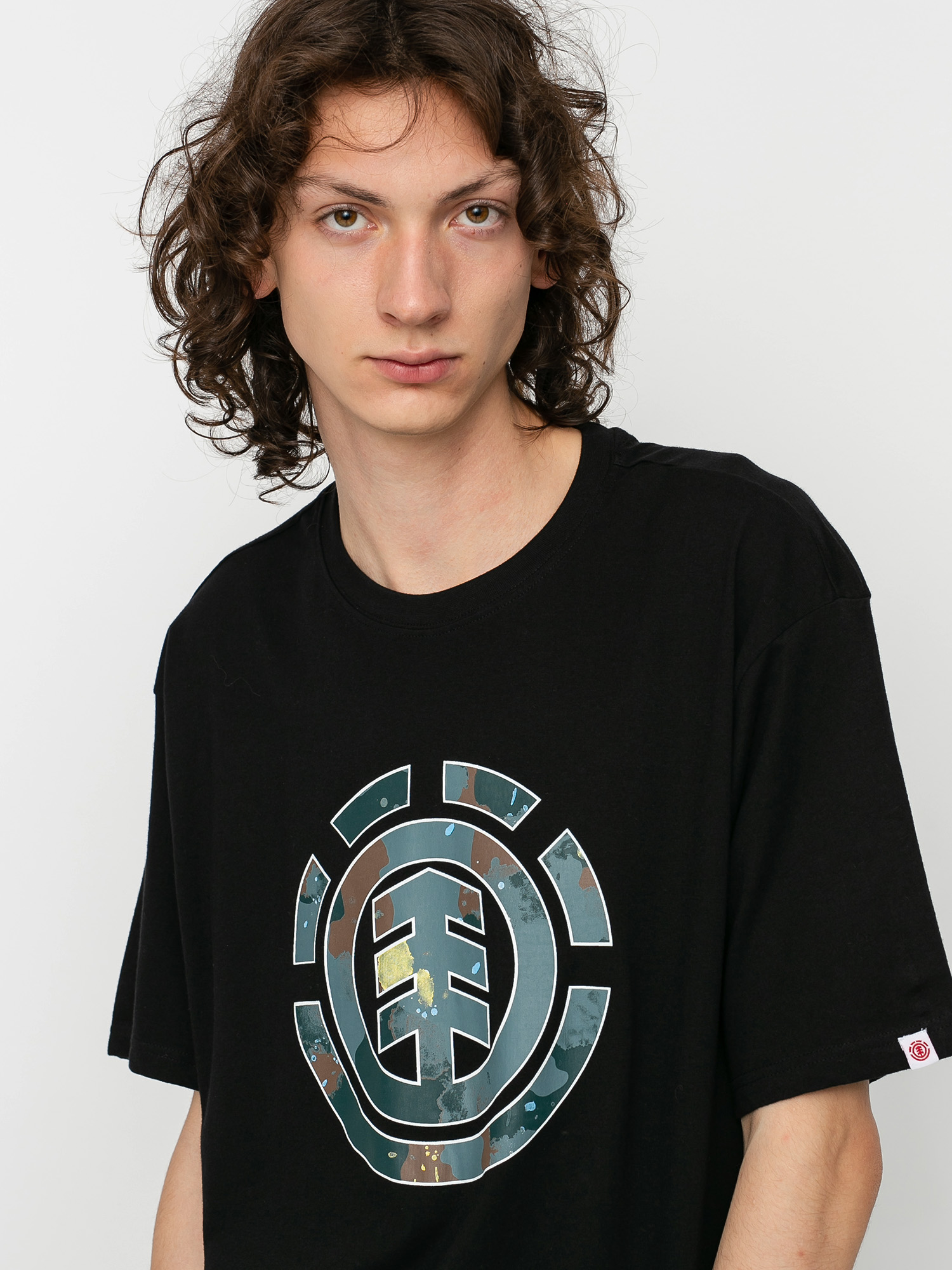 T-shirt Element Water Camo Icon Fill (flint black)