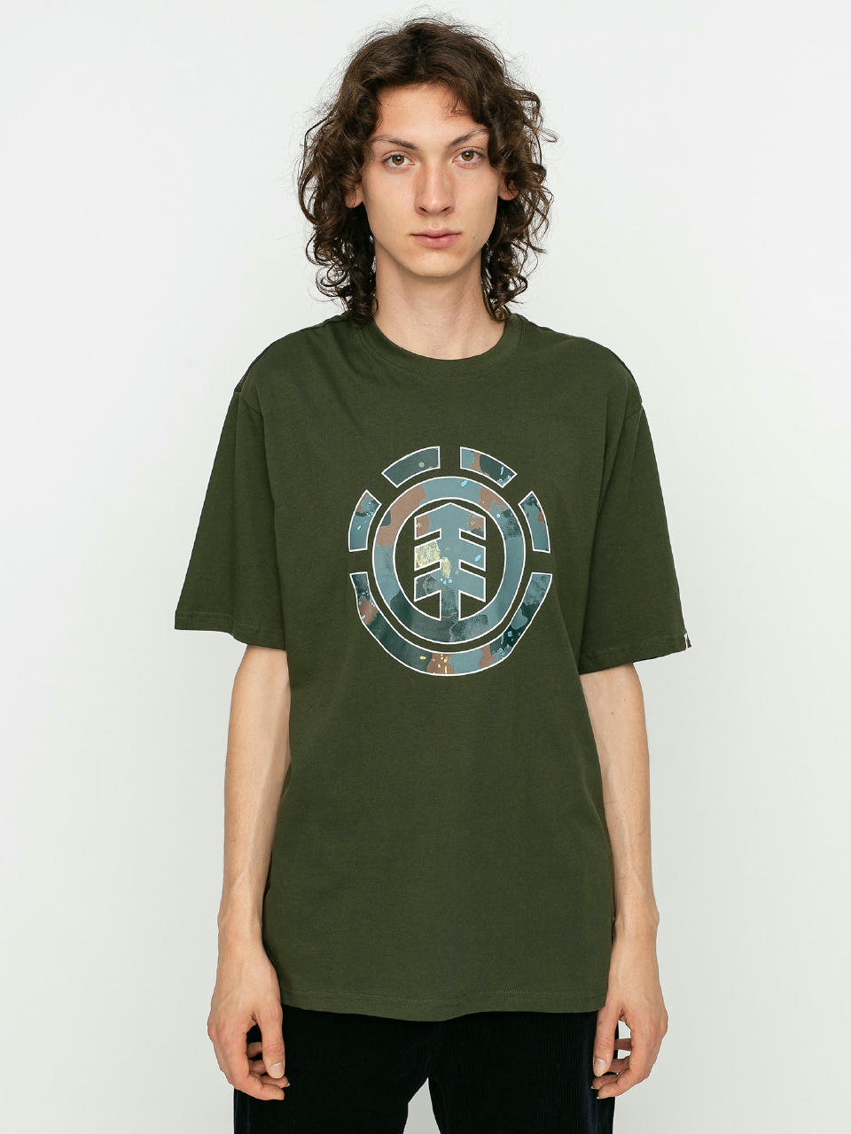 T-shirt Element Water Camo Icon Fill (forest night)