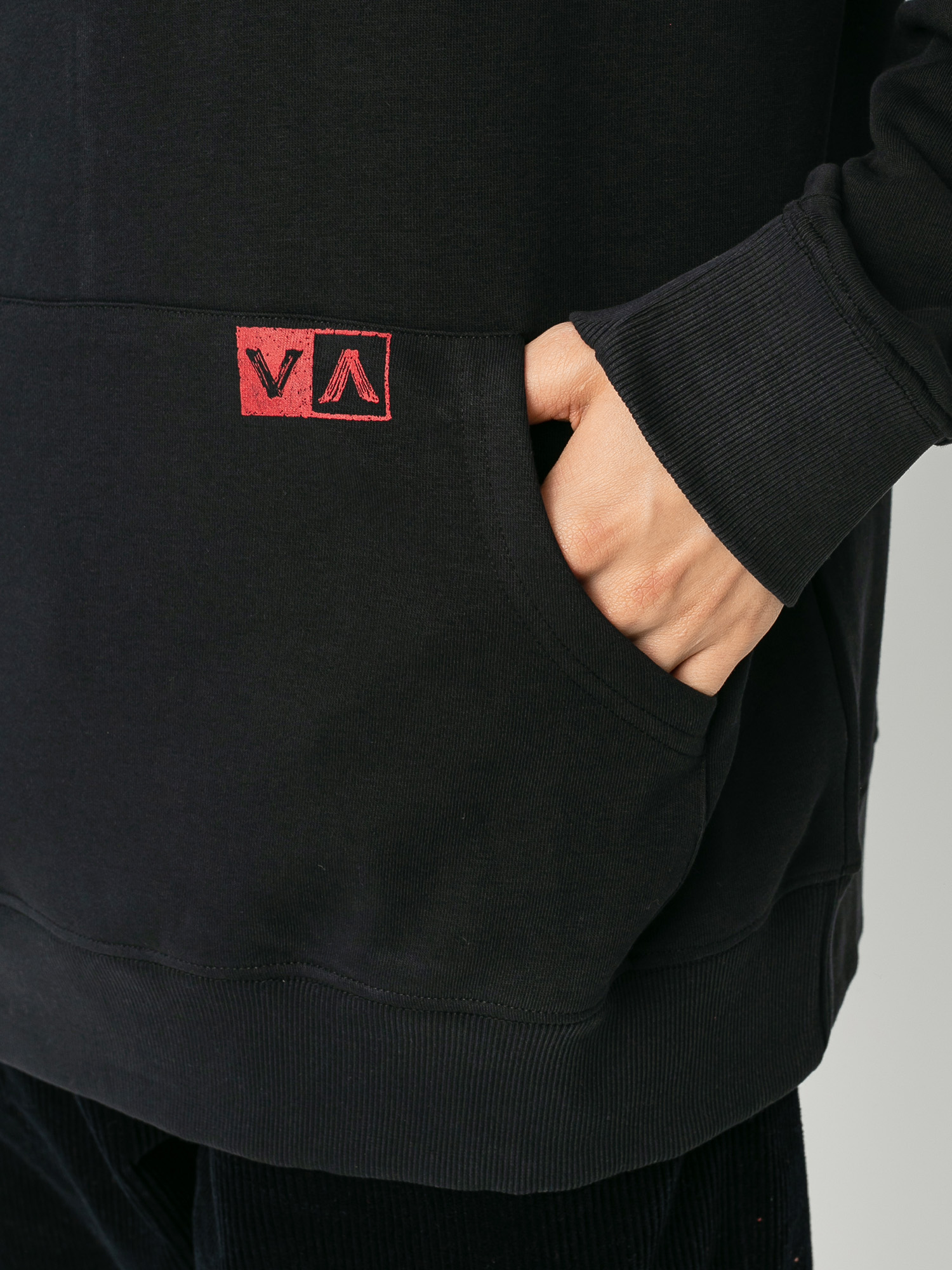 Bluza z kapturem RVCA Tiger Stare HD (black)