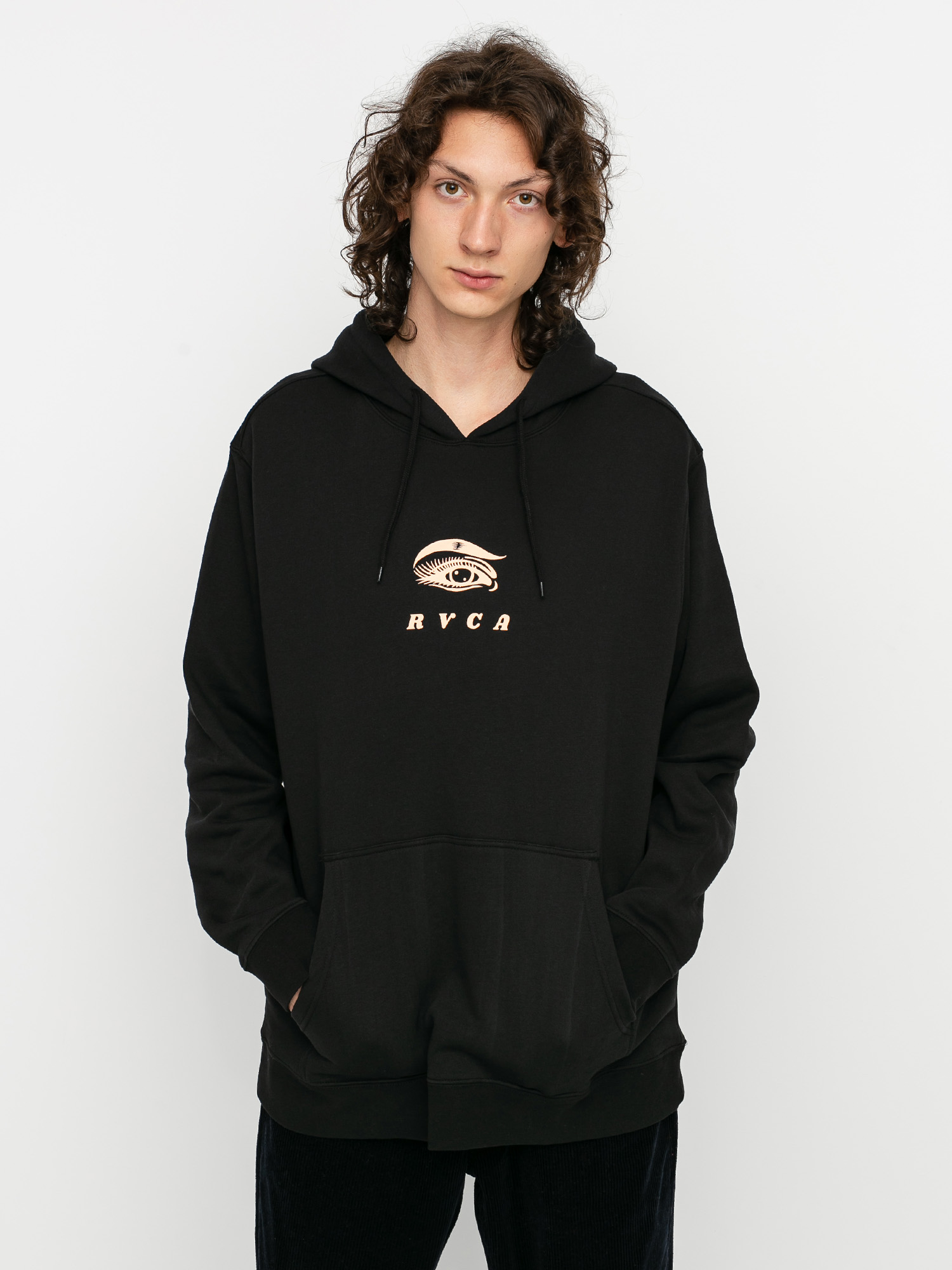 Bluza z kapturem RVCA Fauna HD (black)