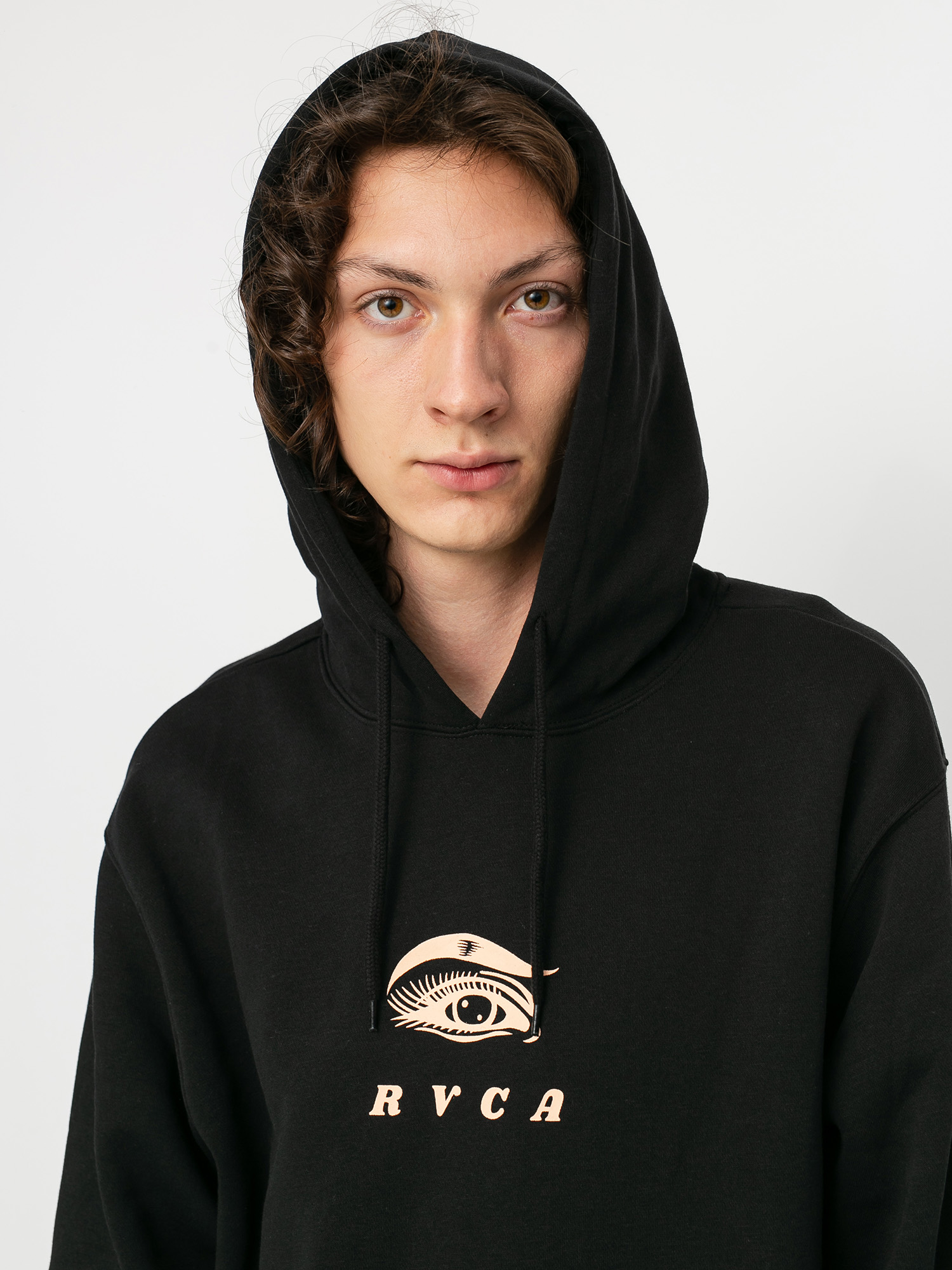 Bluza z kapturem RVCA Fauna HD (black)