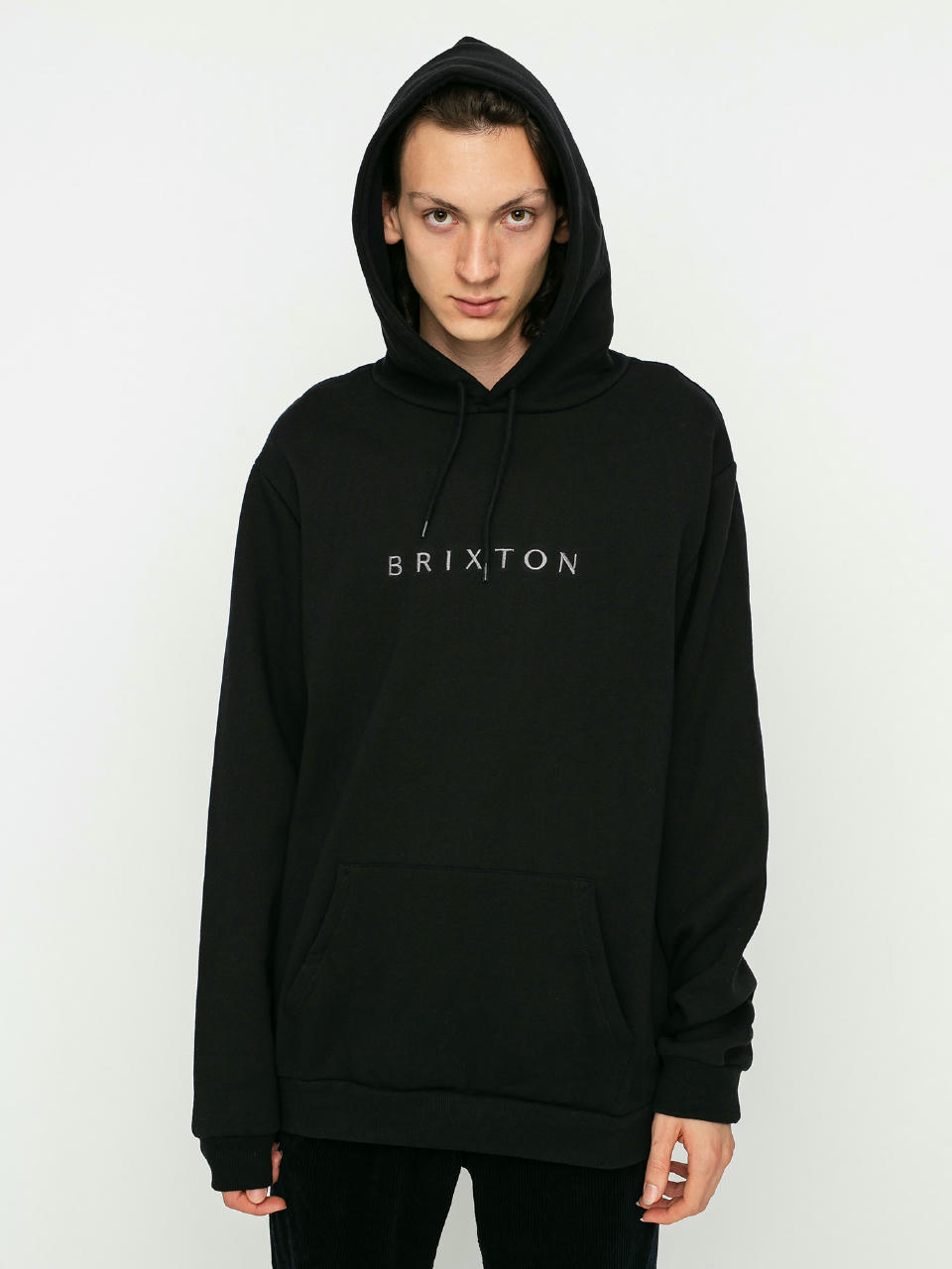 Bluza z kapturem Brixton Alpha Line HD (black)